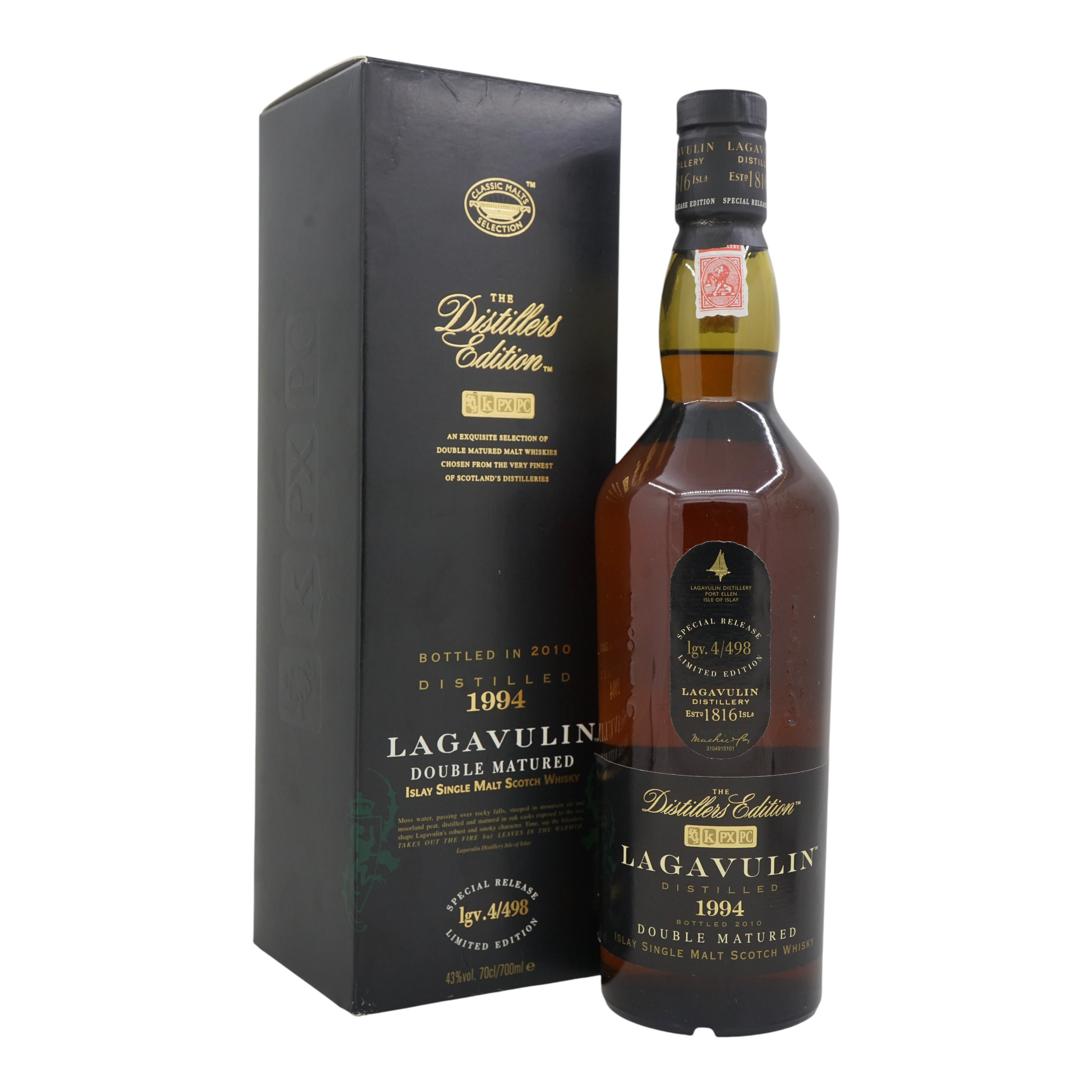 Lagavulin 1994/2010 The Distillers Edition lgv.4/498