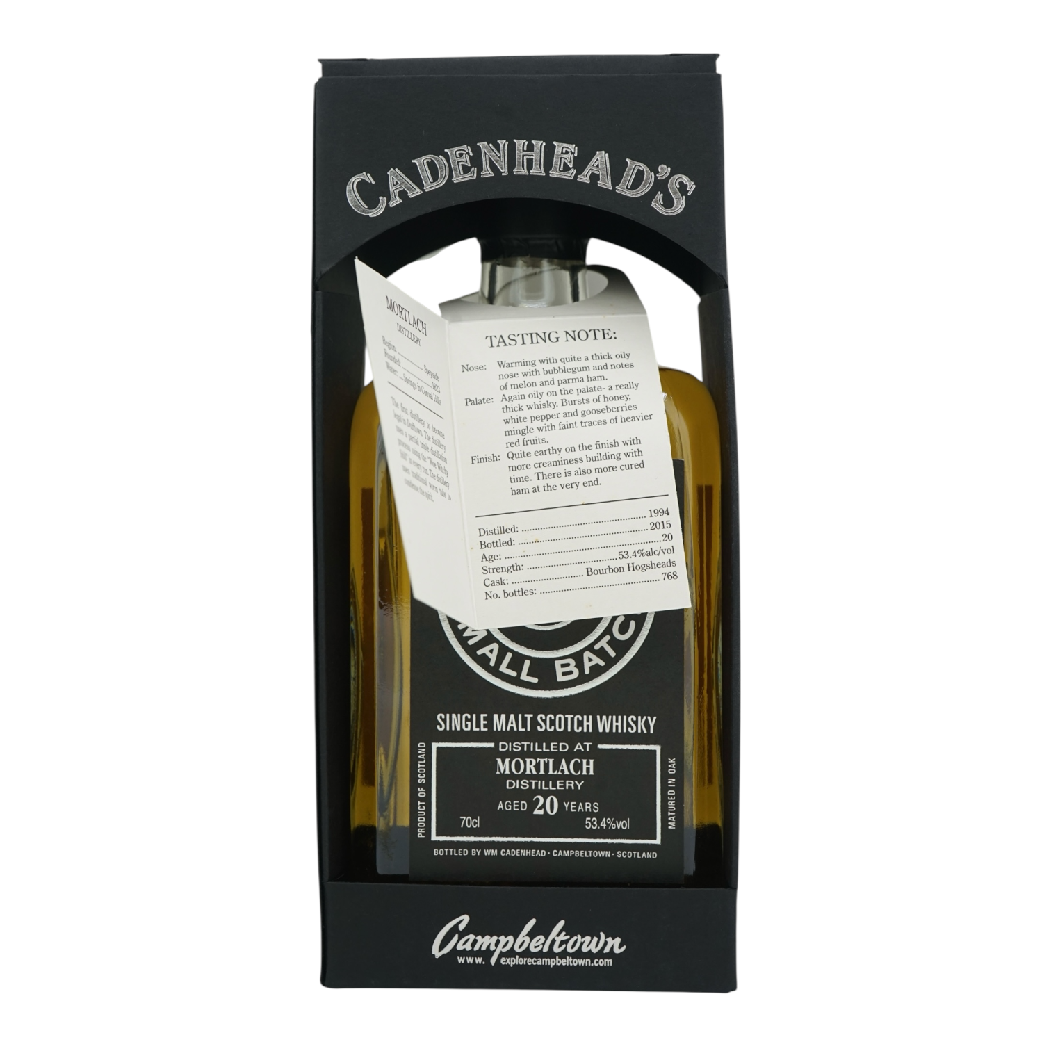 Mortlach 1994/2015 20 Year Old Small Batch Cadenhead's 53.4%