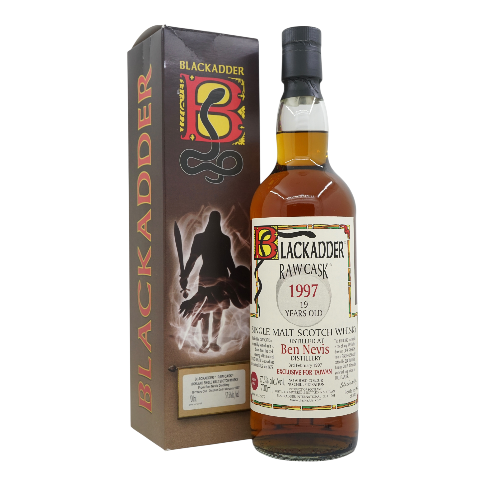 Ben Nevis 1997/2017 19 Year Old Raw Cask Exclusive for Taiwan Blackadder #69