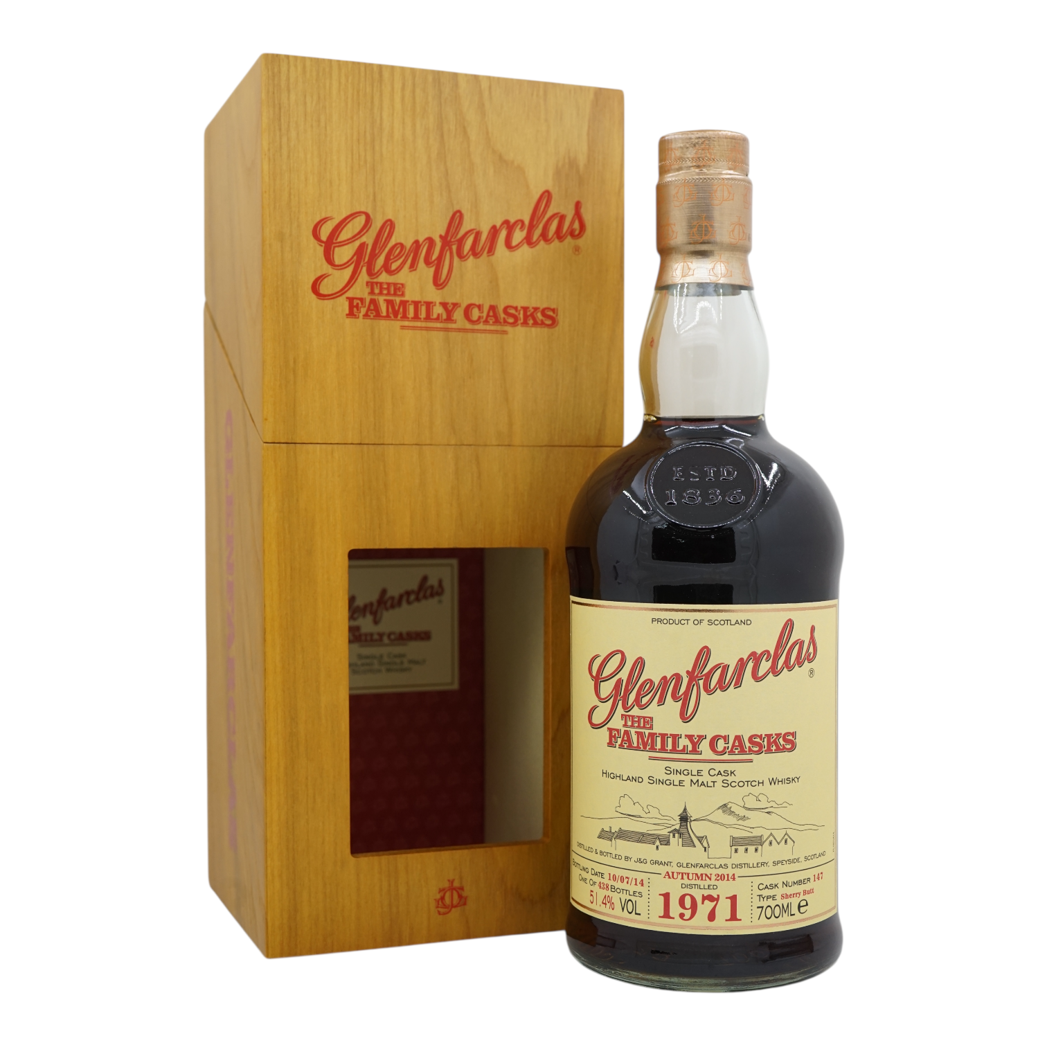 Glenfarclas 1971/2014 The Family Casks (Release A14) Sherry Butt #147