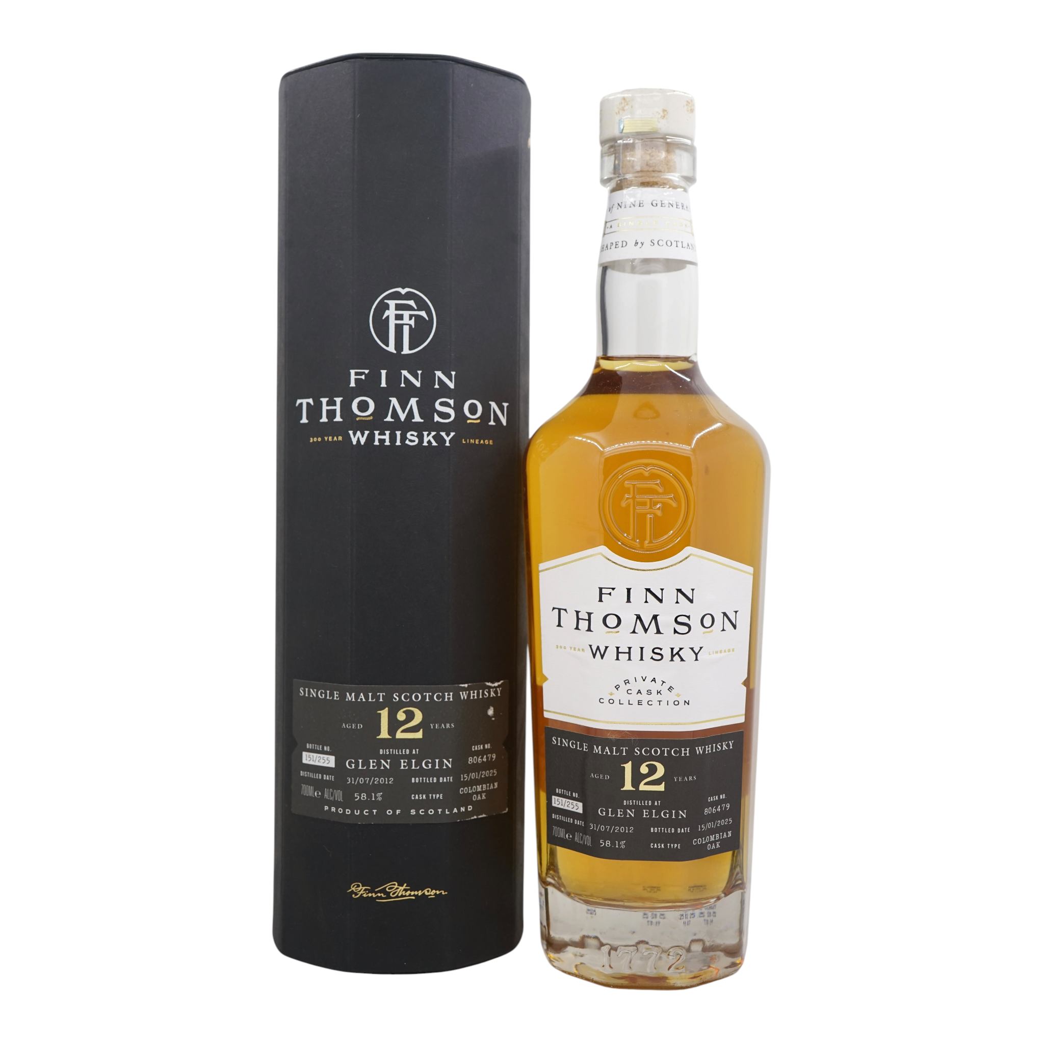Glen Elgin 2012/2025 12 Year Old Private Cask Collection Finn Thomson #806479