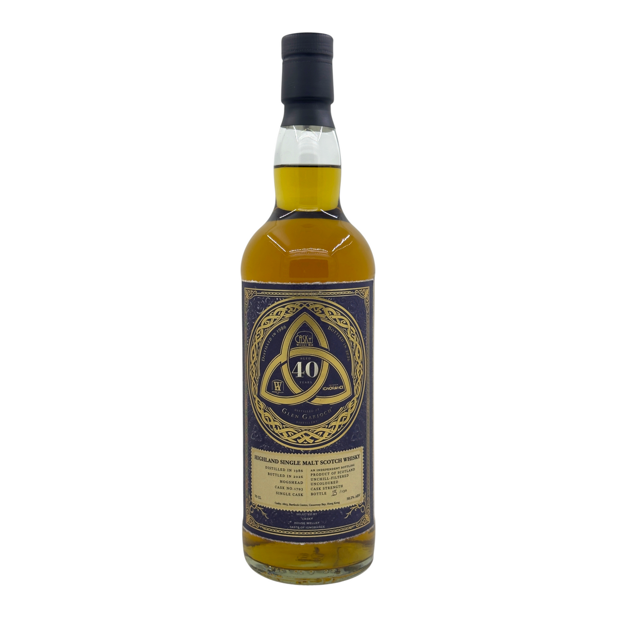 Glen Garioch 1986/2026 40 Year Old Joint bottling of Casky, House Welley and Taste of Ignorance #1793