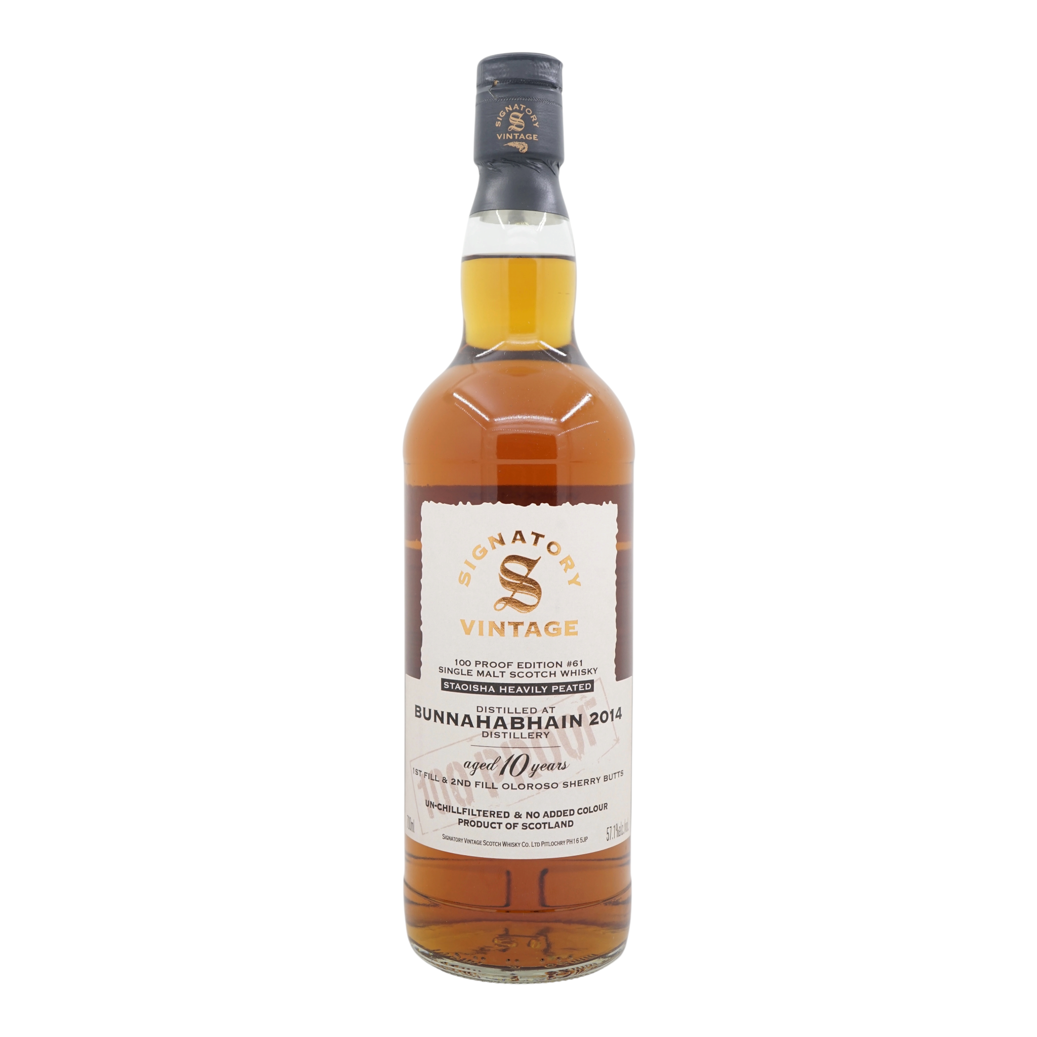 Staoisha 2014/2025 10 Year Old 100 Proof Edition #61 Signatory Vintage