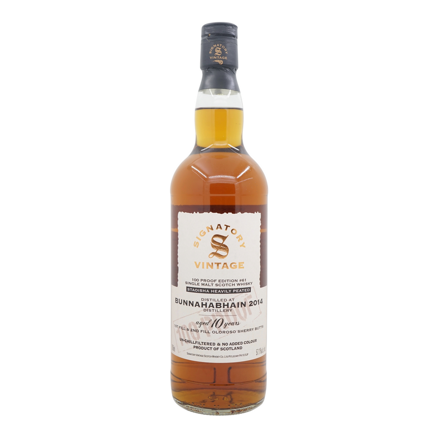Staoisha 2014/2025 10 Year Old 100 Proof Edition #61 Signatory Vintage
