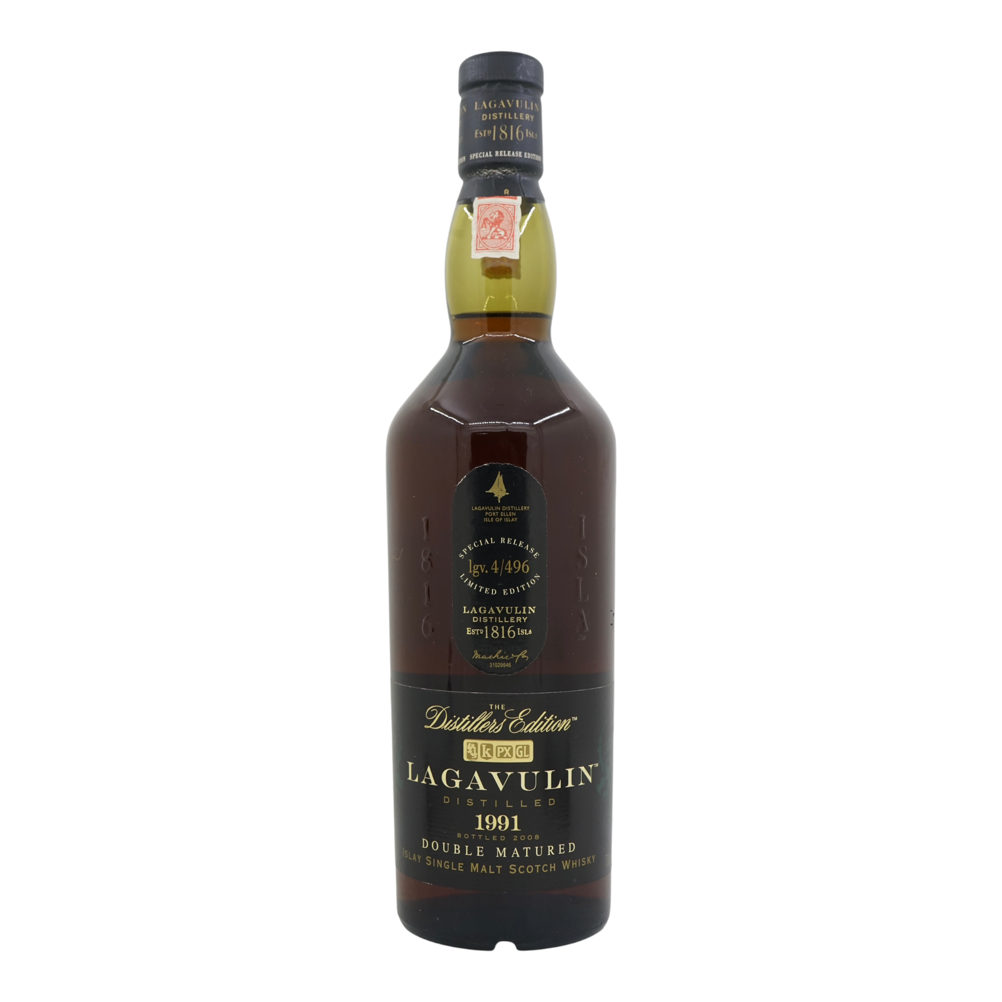 Lagavulin 1991/2008 The Distillers Edition lgv.4/496 (No box)