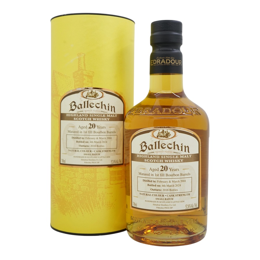 Ballechin 2004/2024 20 Year Old Bourbon Cask Matured Cask Strength