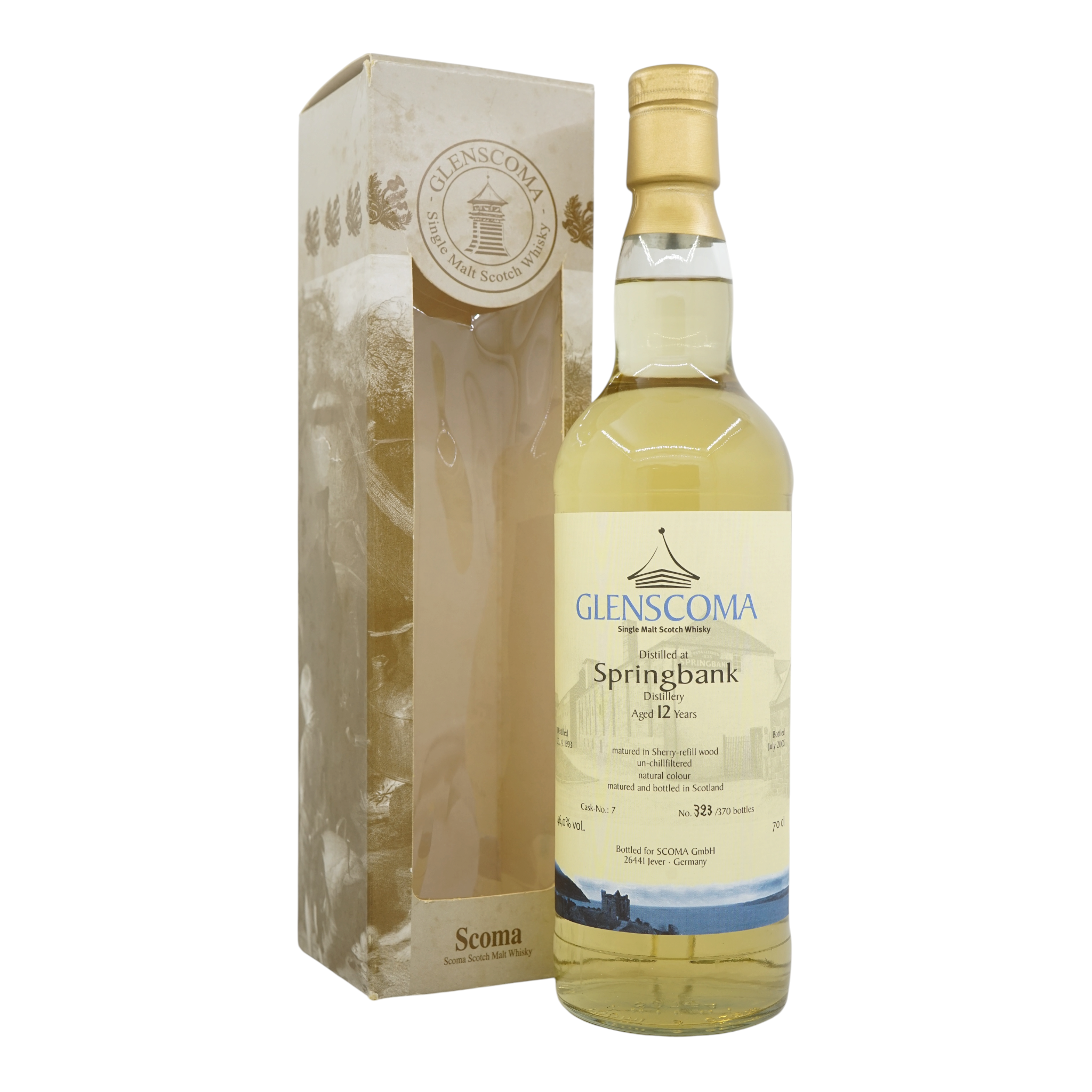 Springbank 1993/2005 12 Year Old Glenscoma Bottled for Scoma GmbH Germany #7