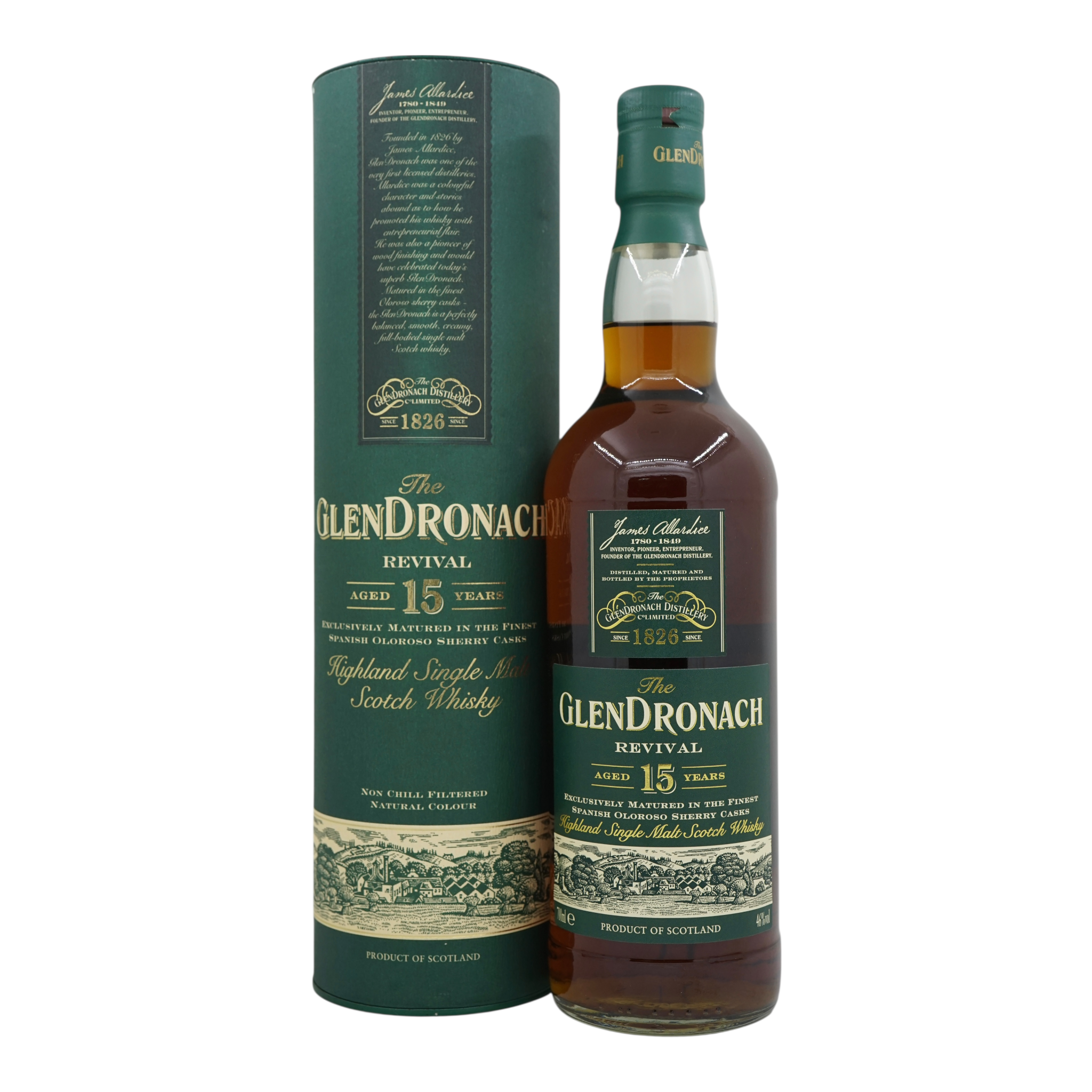 Glendronach 15 Year Old Billy Walker (with no bottle year)