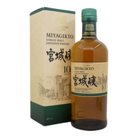 Miyagikyo 10 Year Old Distillery Illustration Label