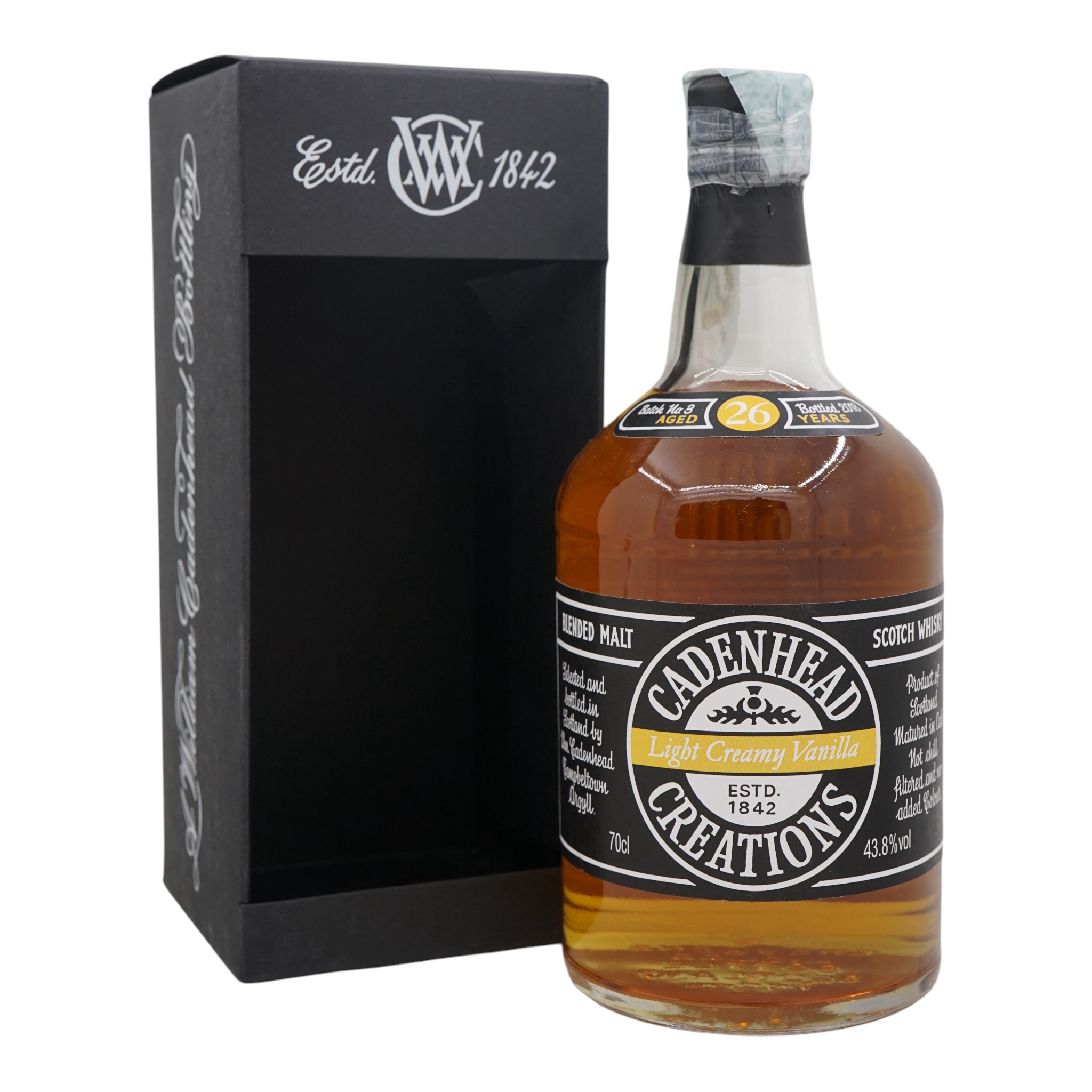 Creations 1991/2018 26 Year Old Cadenhead's - Light Creamy Vanilla