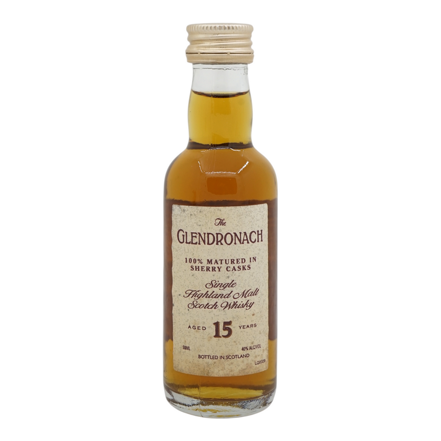 Glendronach 15 Year Old 100% Matured in Sherry Casks 50ml