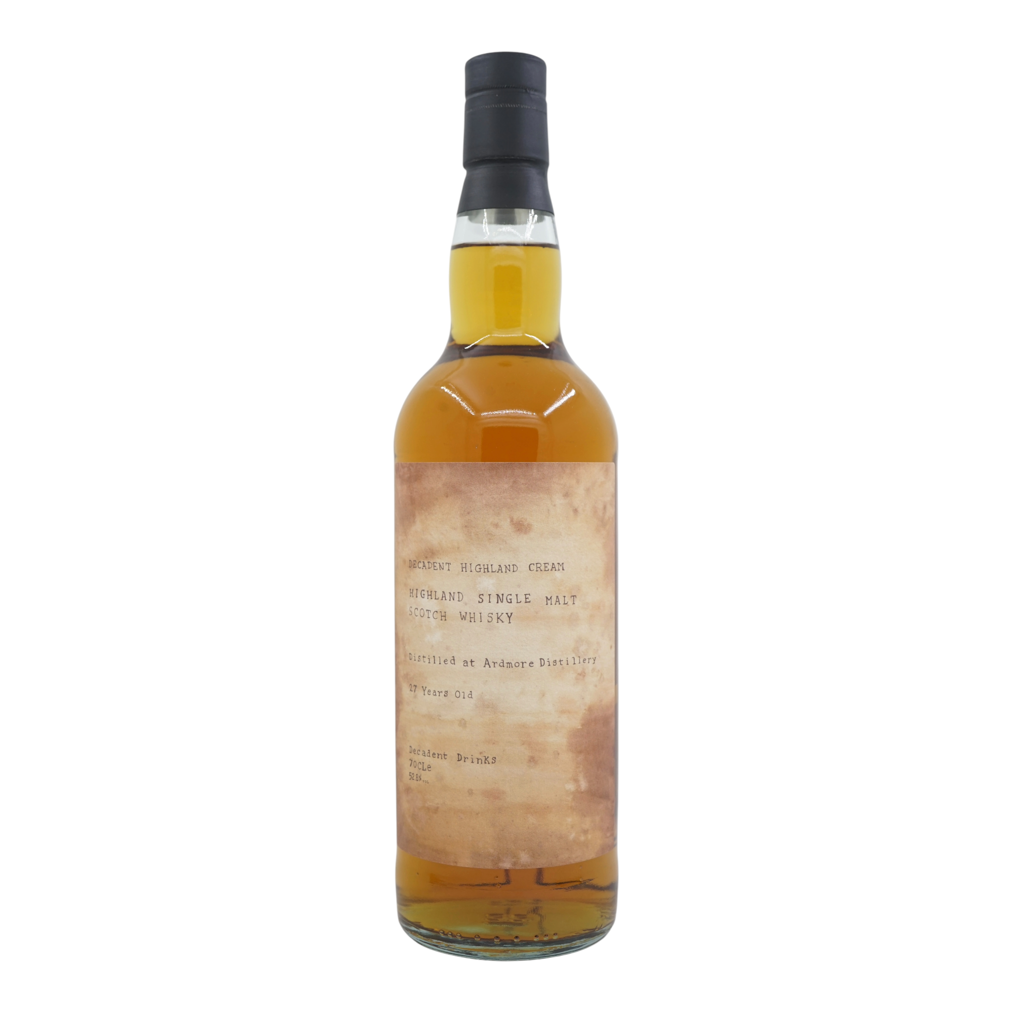 Ardmore 1998 27 Year Old Decadent Drams Decadent Drinks 52.8%