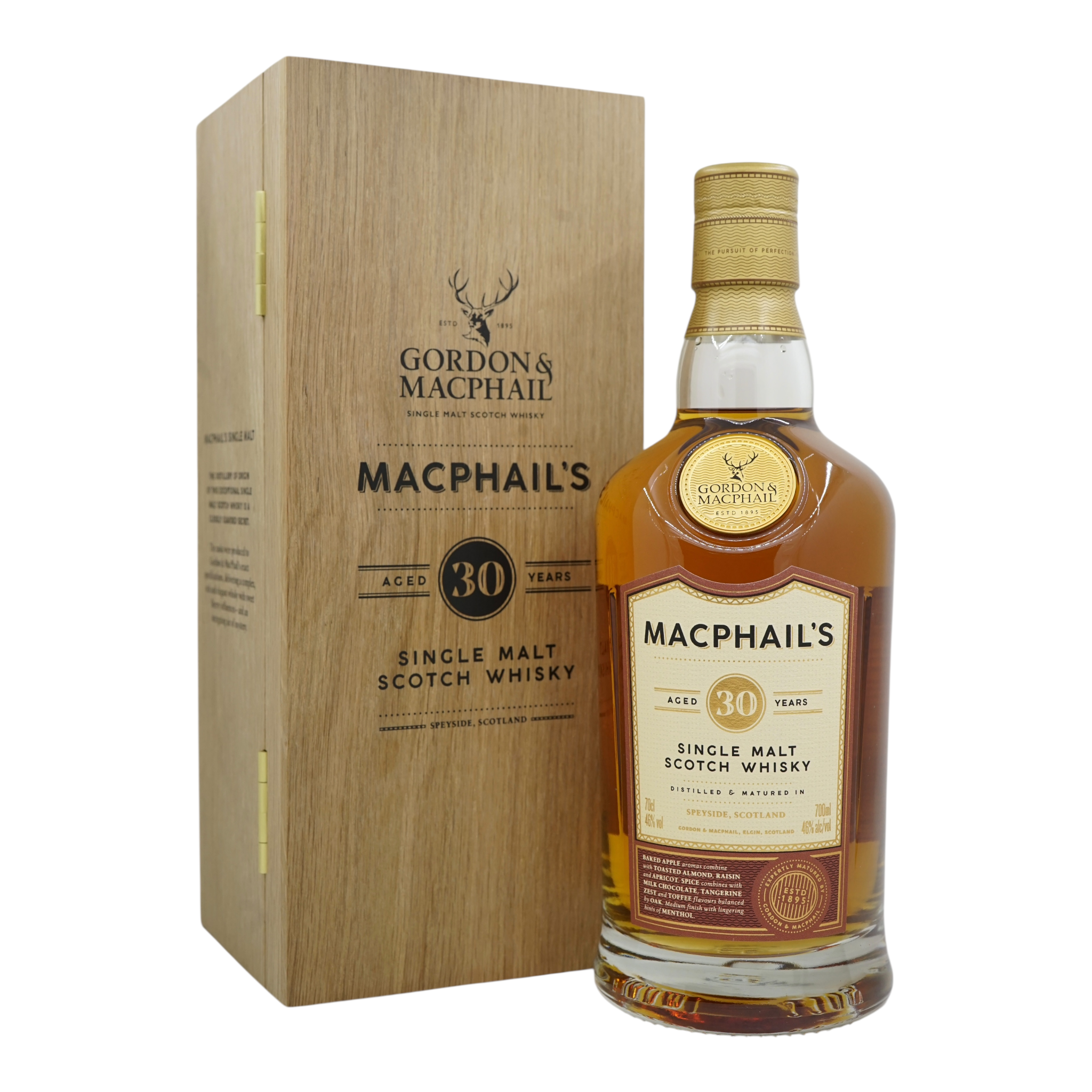 MacPhail's 30 Year Old Distilled & Matured in Speyside Gordon & MacPhail