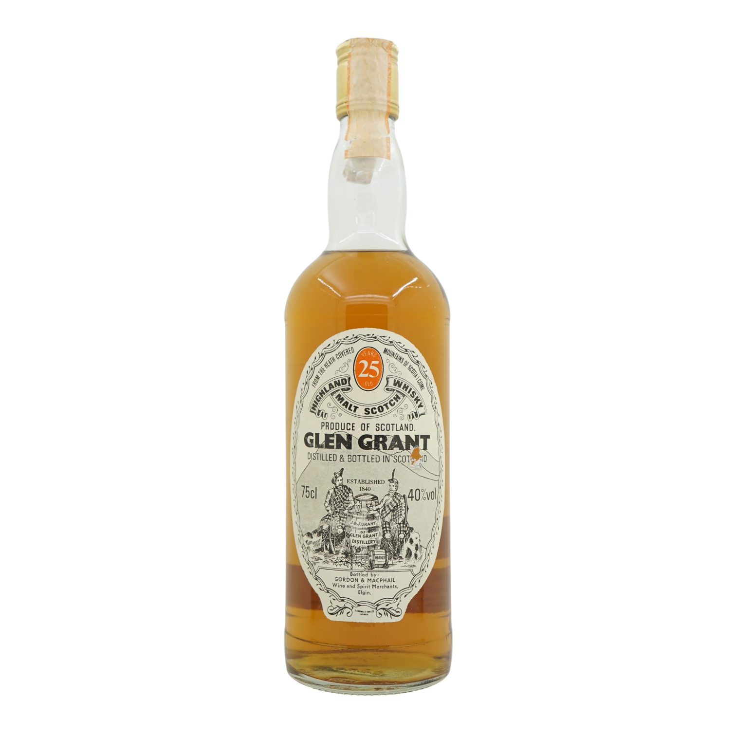 Glen Grant 25 Year Old Licensed Bottling (Screw cap) 1980s
