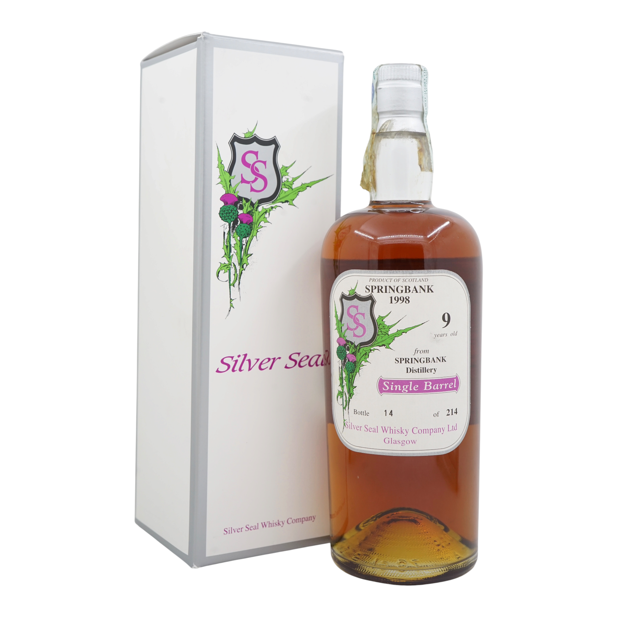 Springbank 1998/2007 9 Year Old Pure Campbeltown Malt Silver Seal