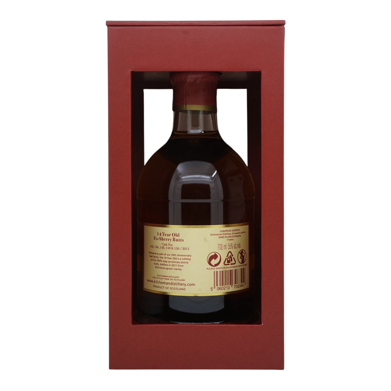 Kilchoman 2011 14 20th Anniversary Cask Series #145,146,148,149&150