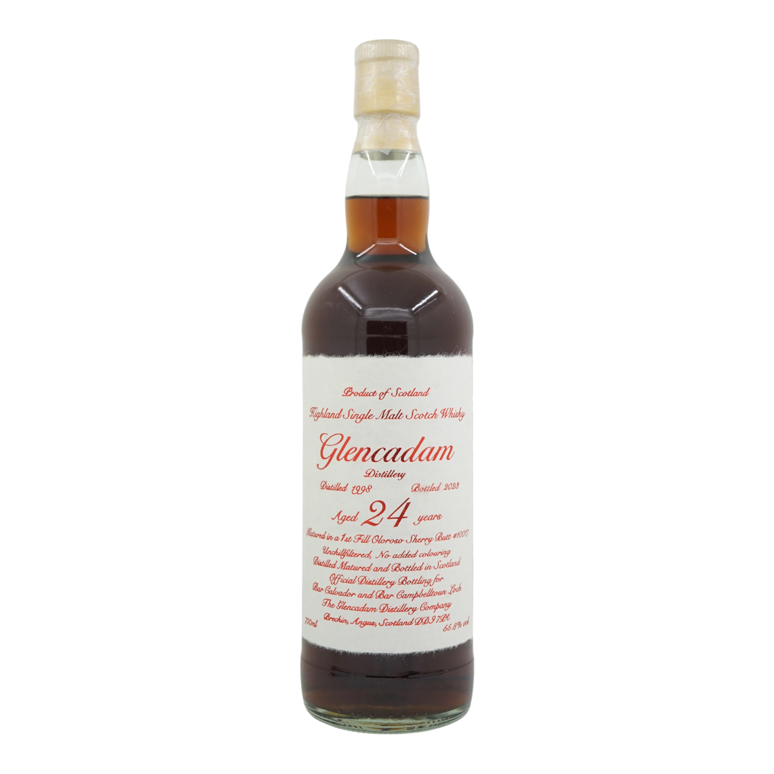 Glencadam 1998/2023 24 Year Old Single Cask #10017