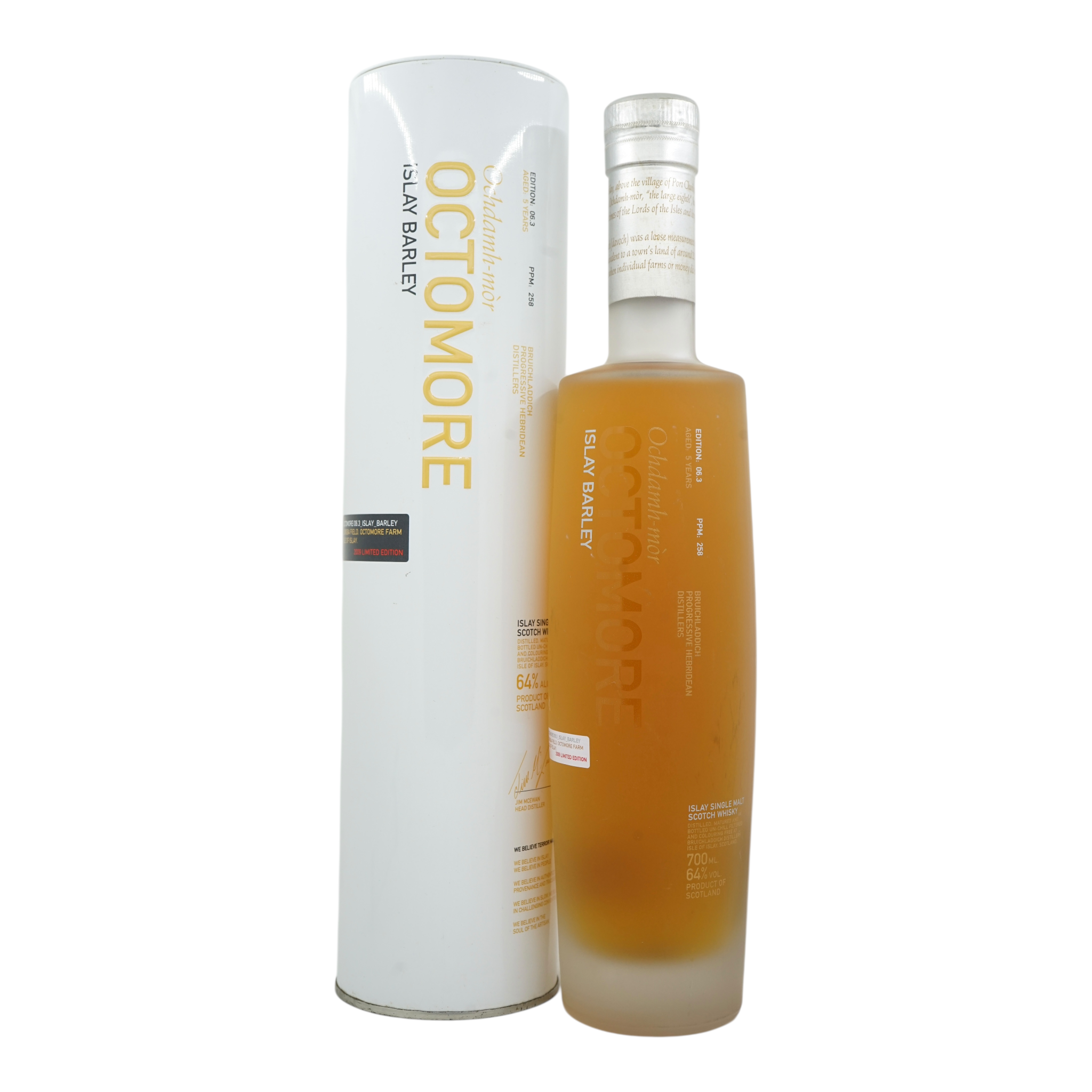 Octomore Edition 06.3 / PPM 258 Islay Barley - Lorgba Field, Octomore Farm