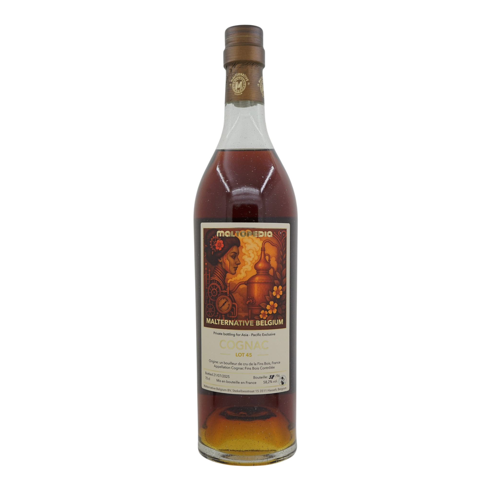 Malternative Belgium Cognac Lot. 45 Private Bottling for Asia - Pacific Exclusive 58.2%