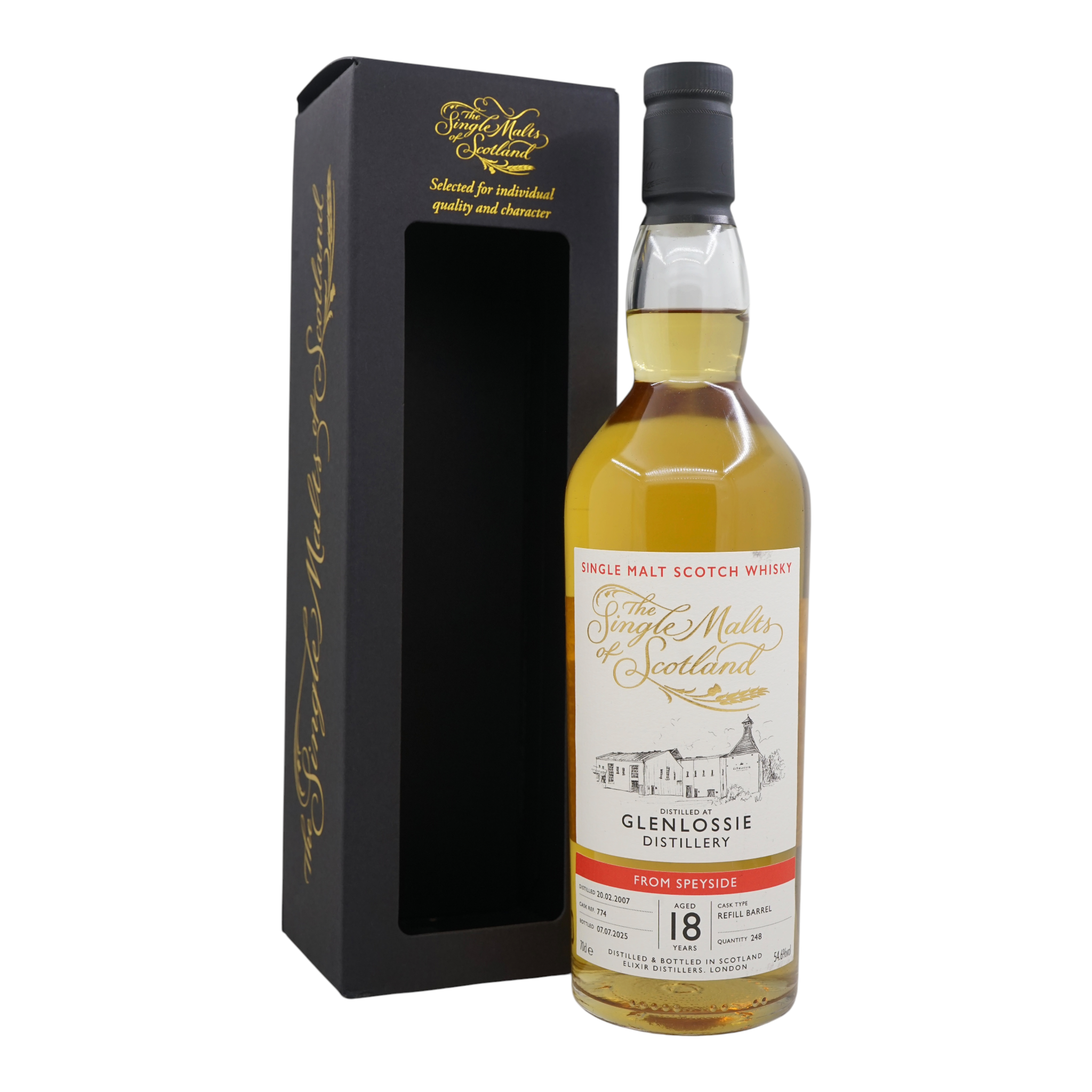 Glenlossie 2007/2025 18Year Old The Single Malts of Scotland #774