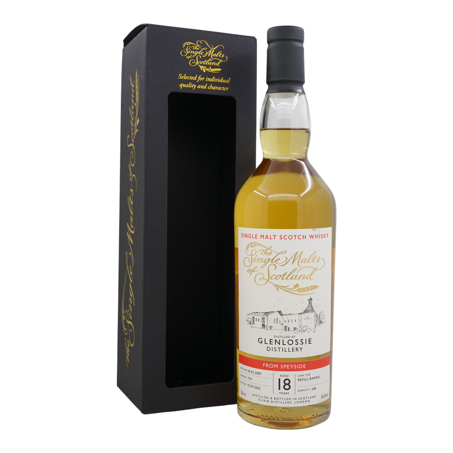 Glenlossie 2007/2025 18Year Old The Single Malts of Scotland #774