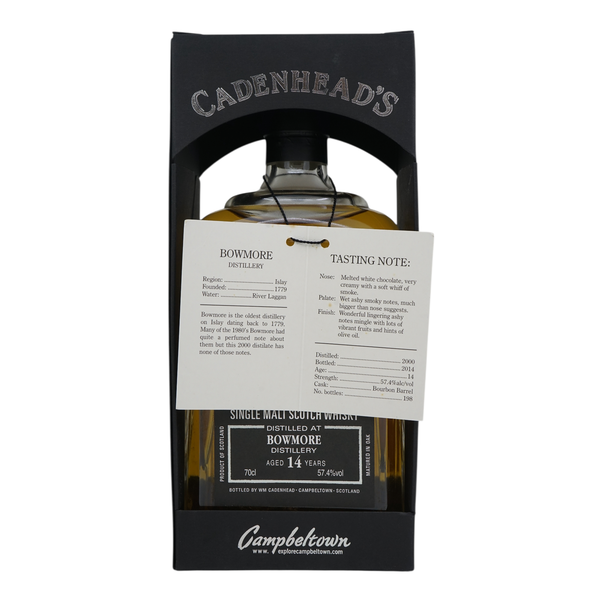 Bowmore 2000/2014 14 Year Old Small Batch Cadenhead's 57.4%