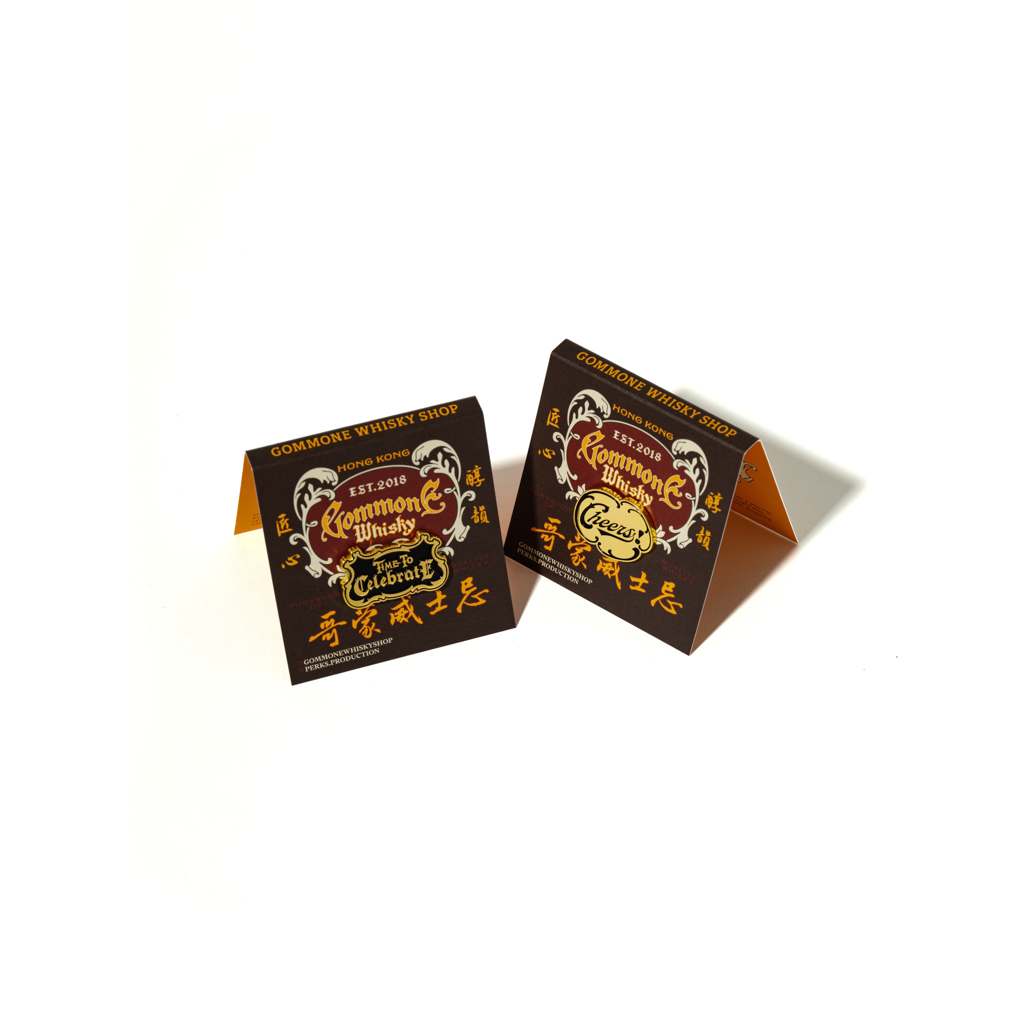 Gommone × PERKS — A Toast to the Moment “Raise a Glass” Pin