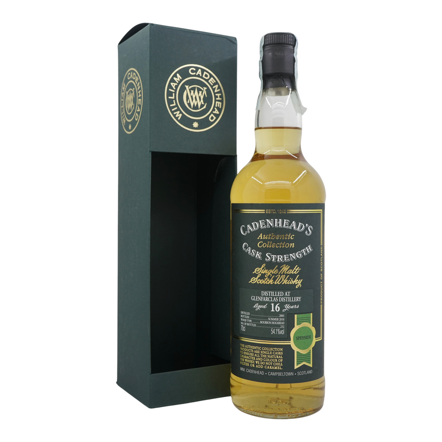 Glenfarclas 2001/2018 16 Year Old Authentic Collection Cadenhead's 54.1%