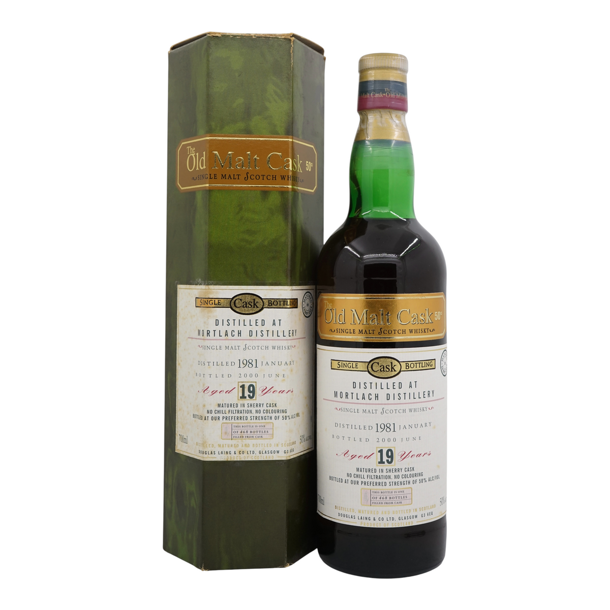 Mortlach 1981/2000 19 Year Old The Old Malt Cask Douglas Laing