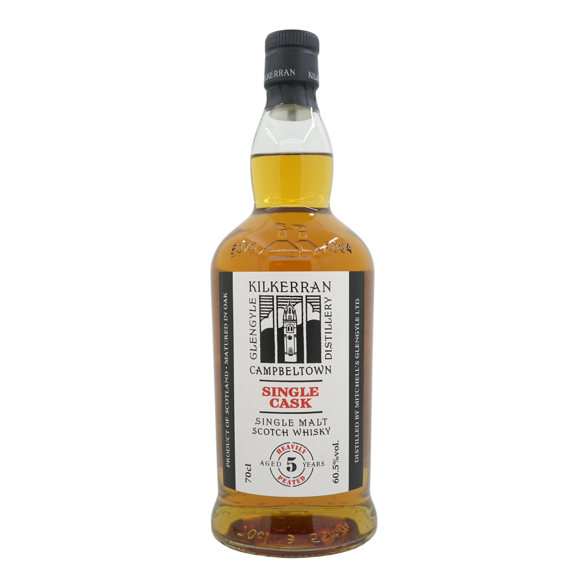 Kilkerran 2019/2024 5 Year Old Heavily Peated Sherry Exclusive Single Cask Bottling For Taiwan 60.5%