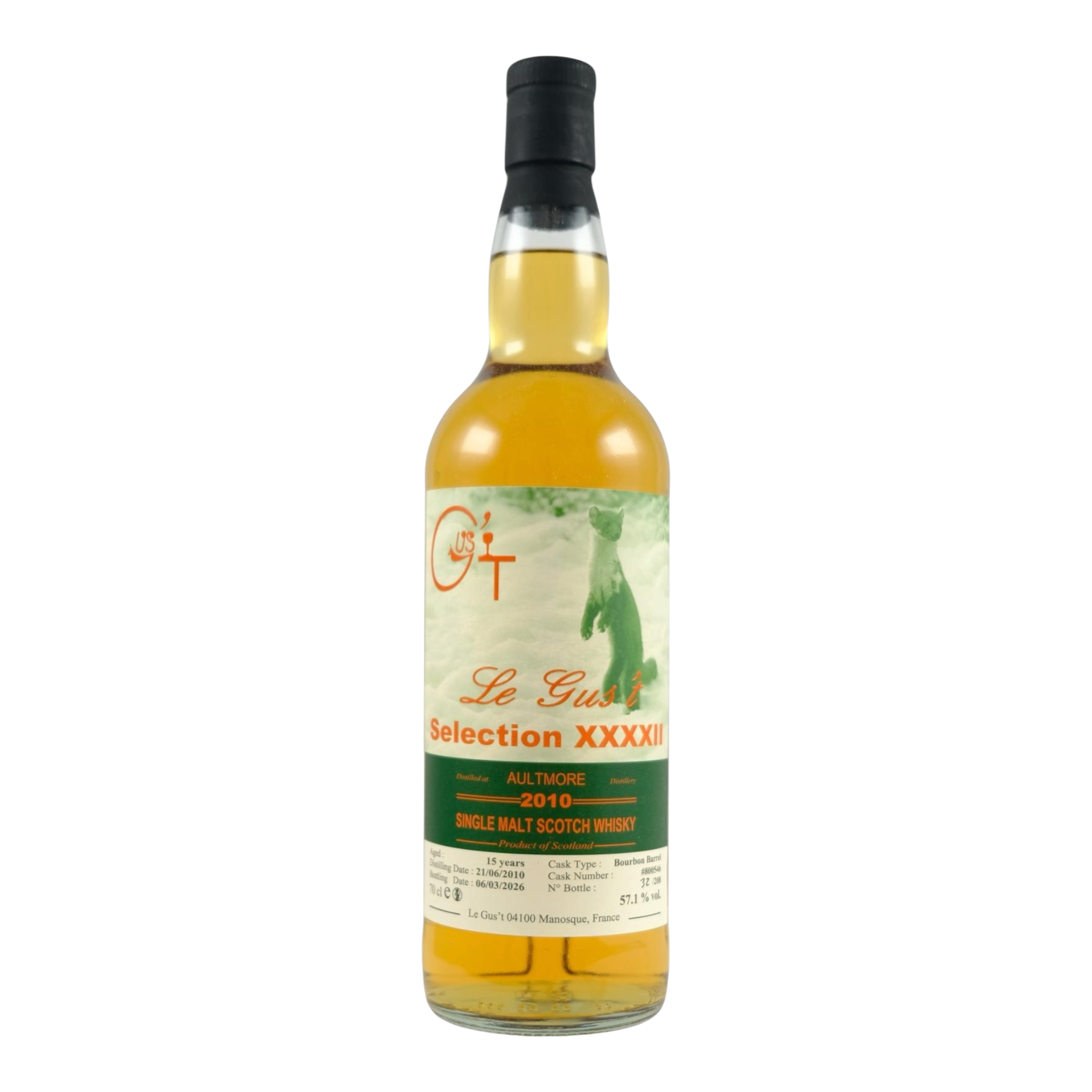 Aultmore 2010/2026 15 Year Old Selection XXXXII Le Gus't #800546