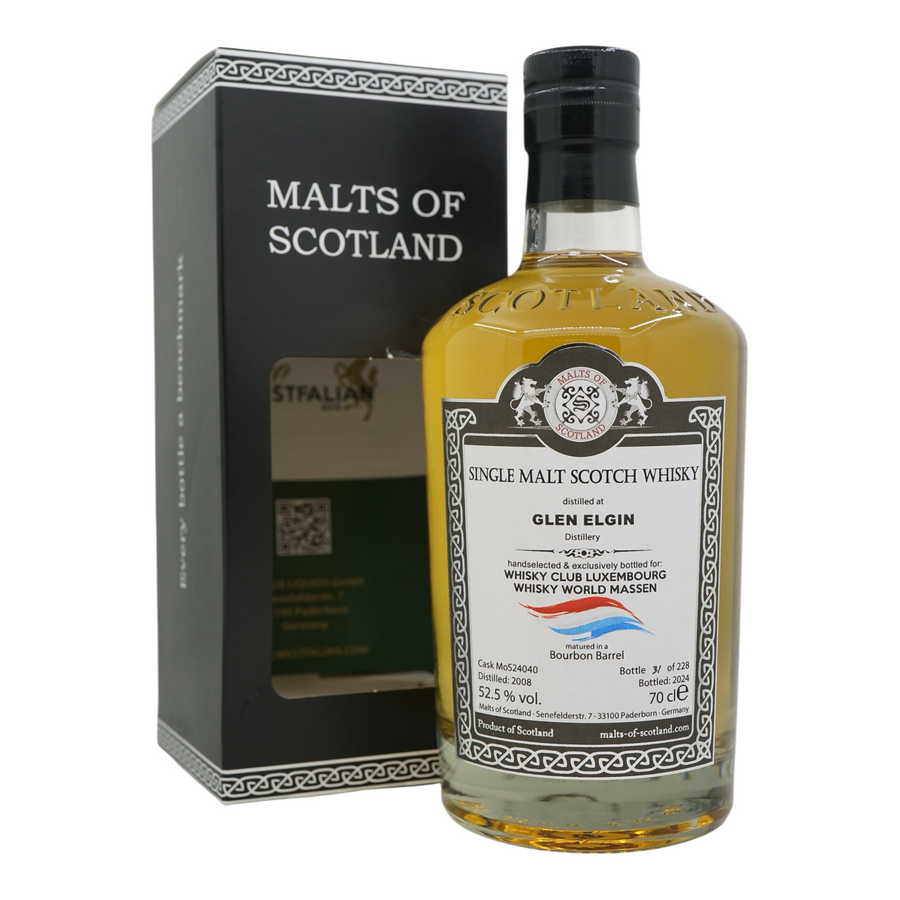 Glen Elgin 2008/2024 Bottled for
Whisky Club Luxembourg / Whisky World Massen Malts of Scotland #MOS24040