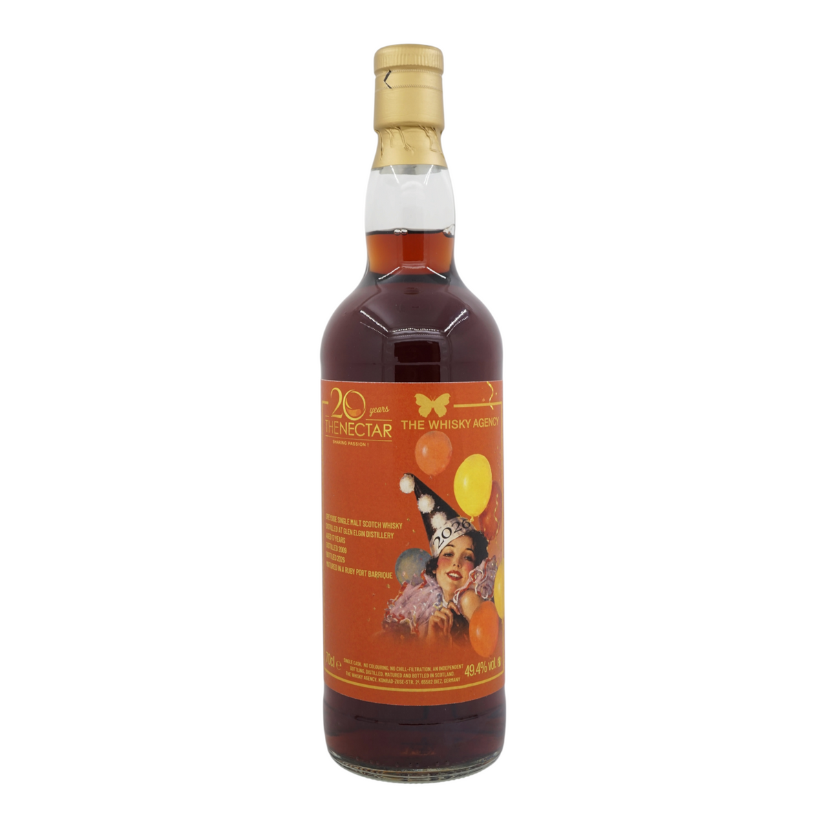Glen Elgin 2009/2026 17 Year Old Bottled for The Nectar, Belgium The Whisky Agency