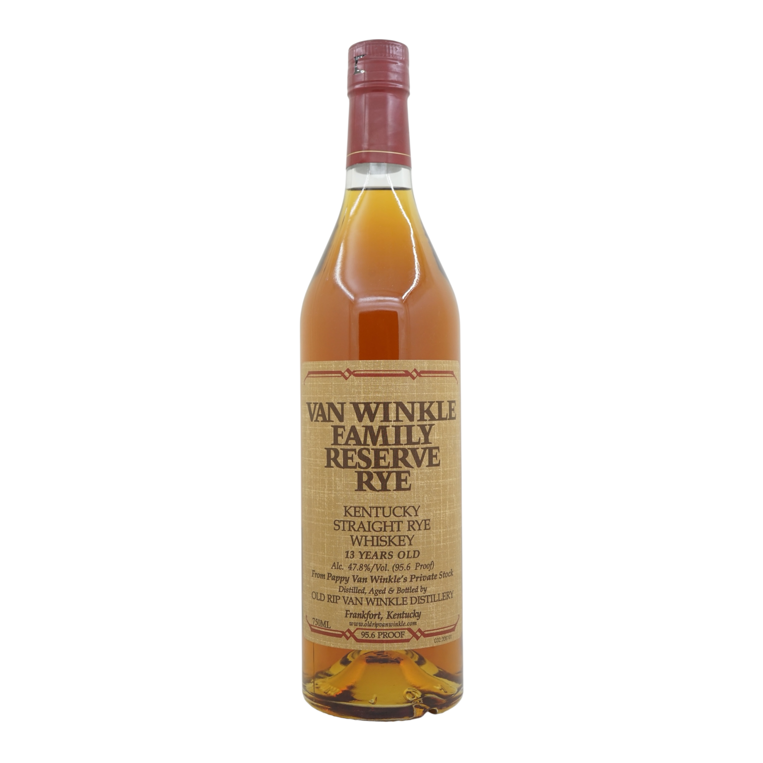 Van Winkle 13 Year Old Family Reserve Rye 95.6 proof