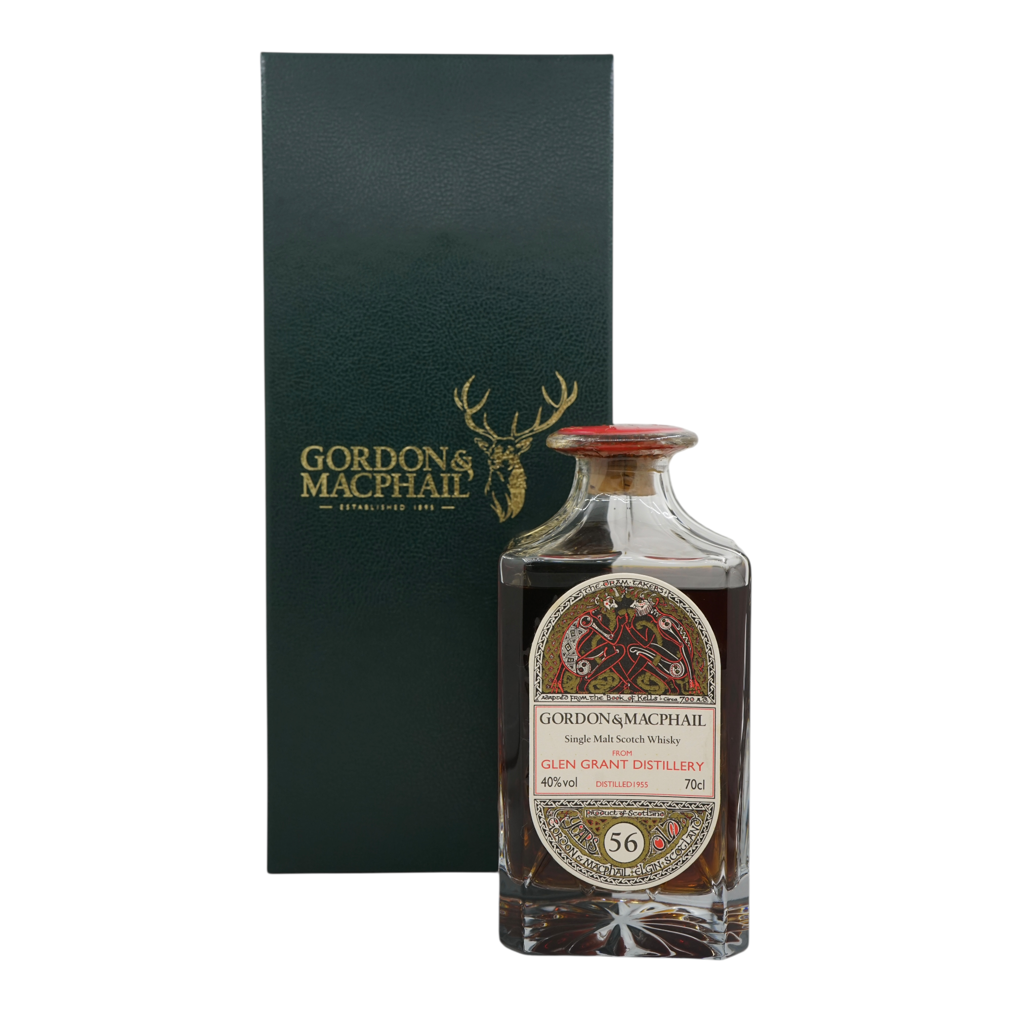 Glen Grant 1955 56 Year Old Celtic Series - The Book of Kells Gordon & MacPhail