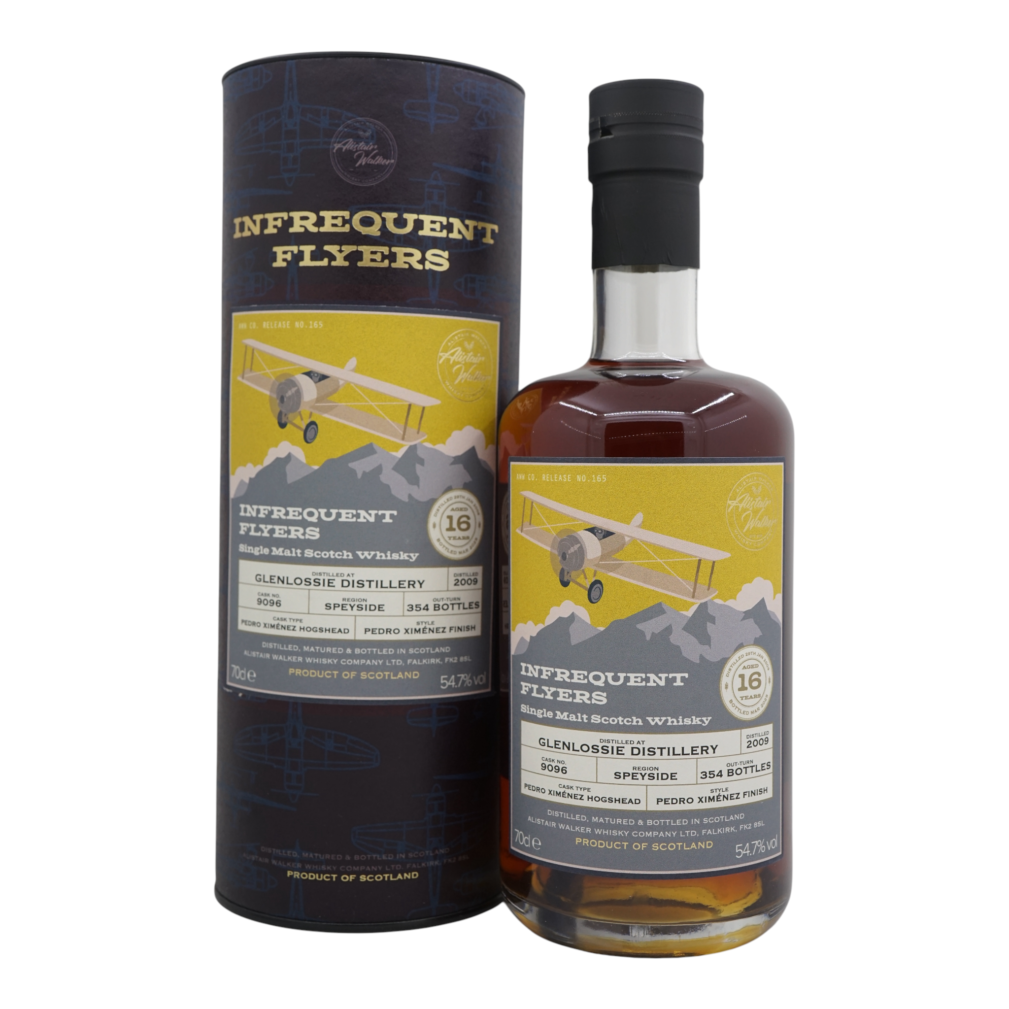 Glenlossie 2009/2025 16 Year Old Infrequent Flyers Alistair Walker Whisky Company no.165 #9096