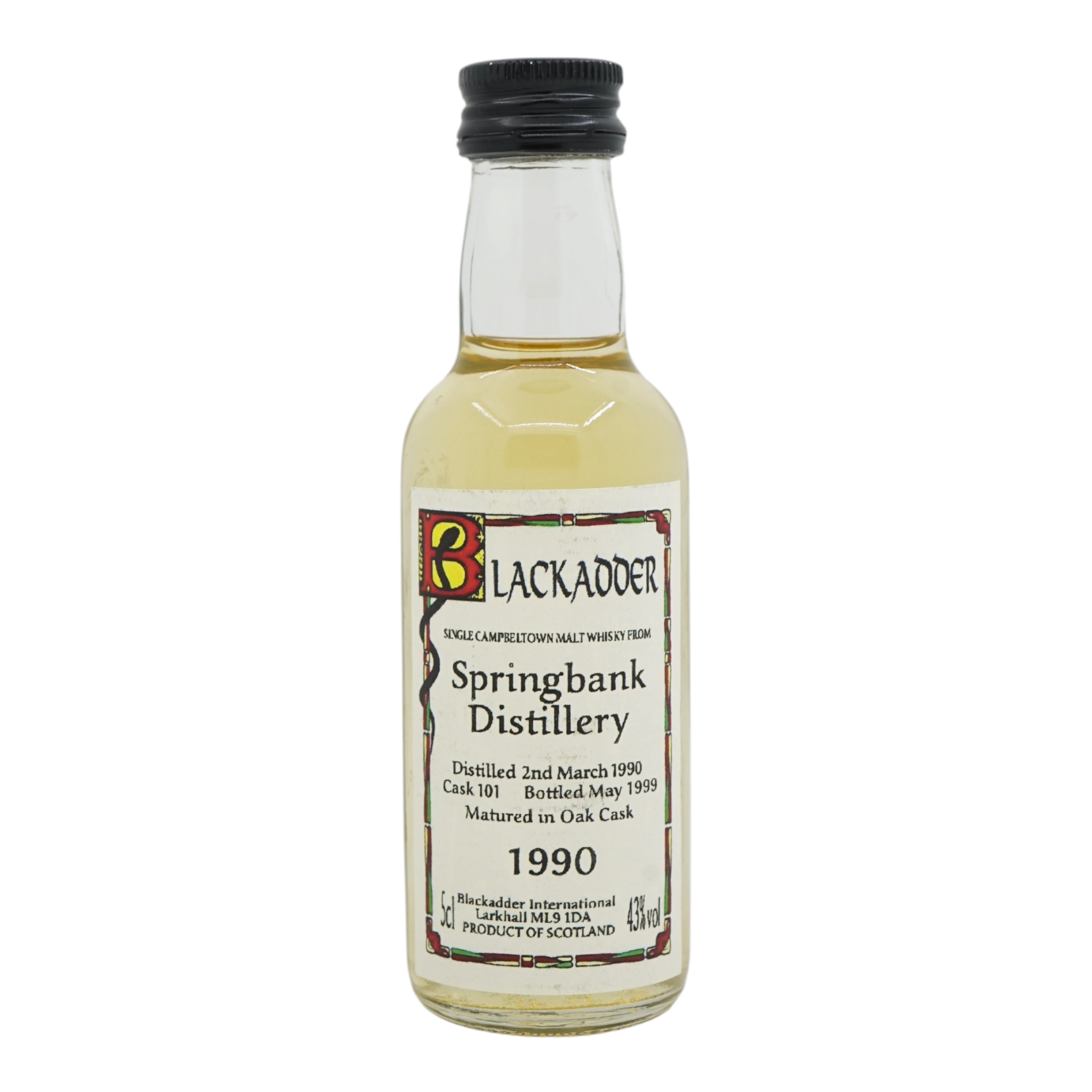 Springbank 1990/1999 Blackadder #101 43%