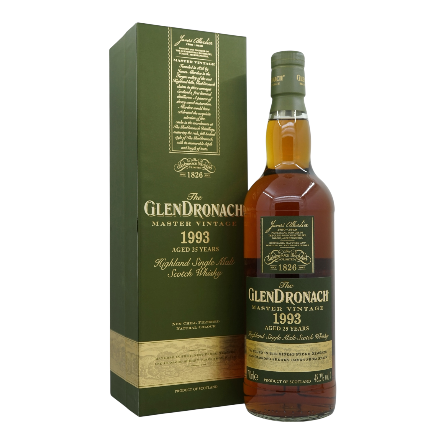 Glendronach Master Vintage 1993 25 Year Old