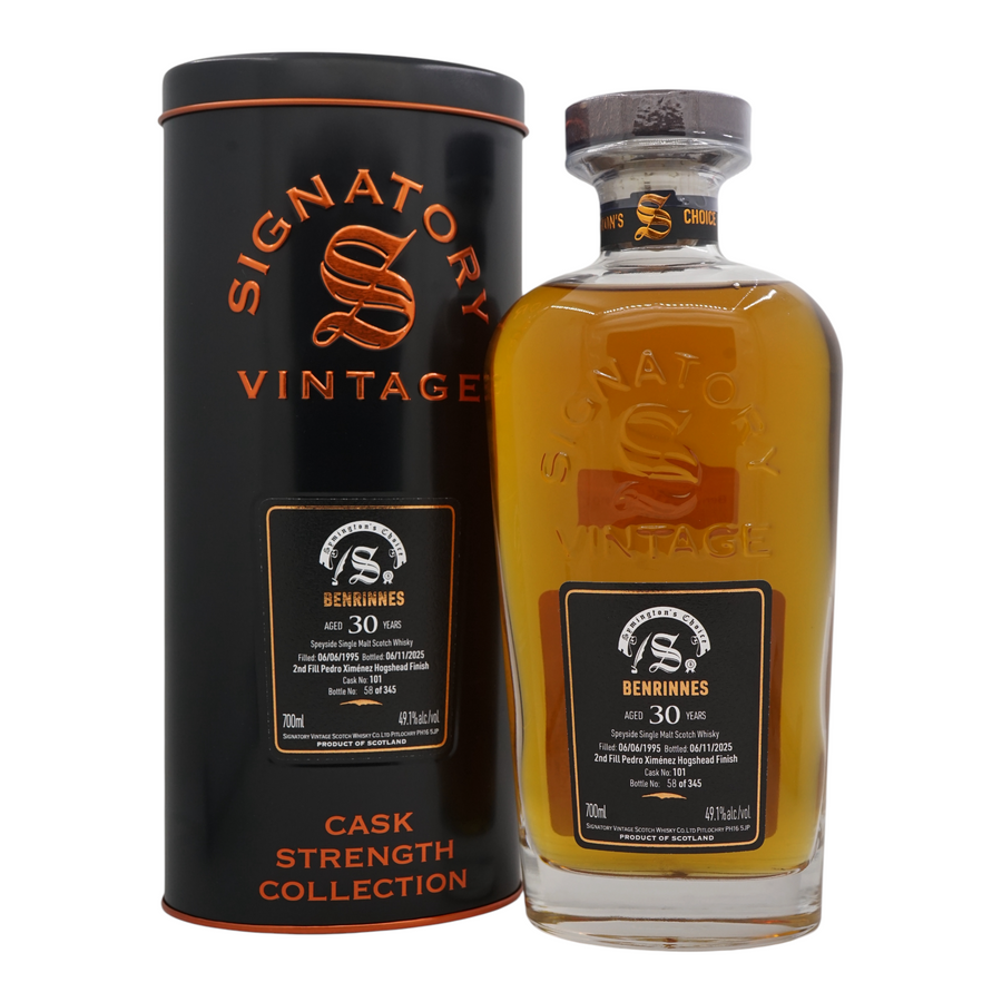 Benrinnes 1995/2025 30 Year Old Cask Strength Collection Symington’s Choice Signatory Vintage #101