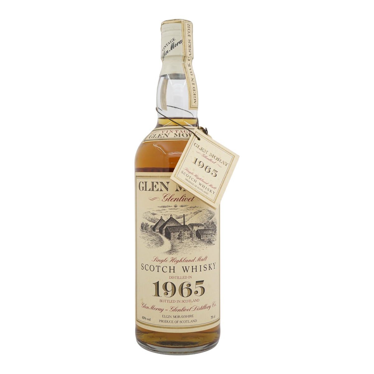Glen Moray 1965 25 Year Old Vintage Bottled for ANA - All Nippon Airways 750ml (with no box)