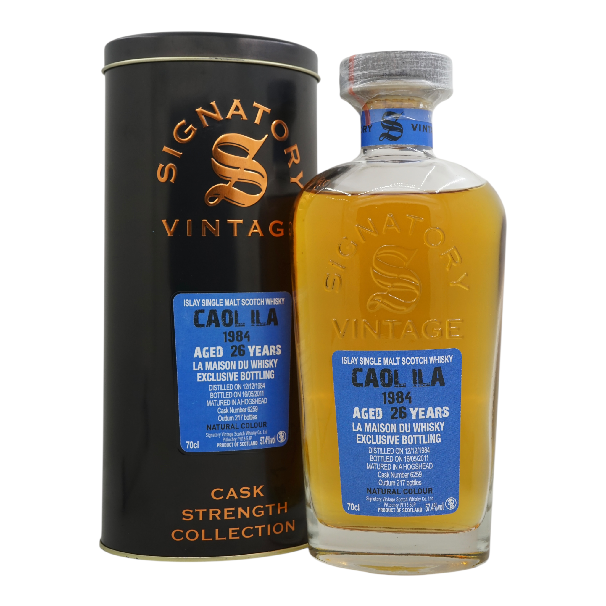 Caol ila 1984/2011 26 Year Old #6259 Signatory Vintage, La Maison du Whisky