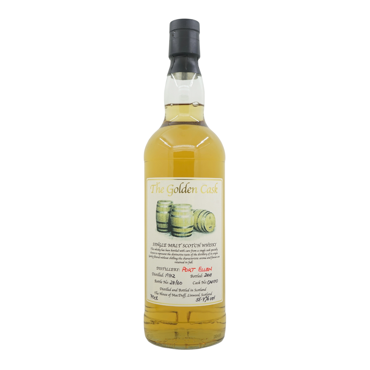Port Ellen 1982/2011 The Golden Cask The House of MacDuff #CM170