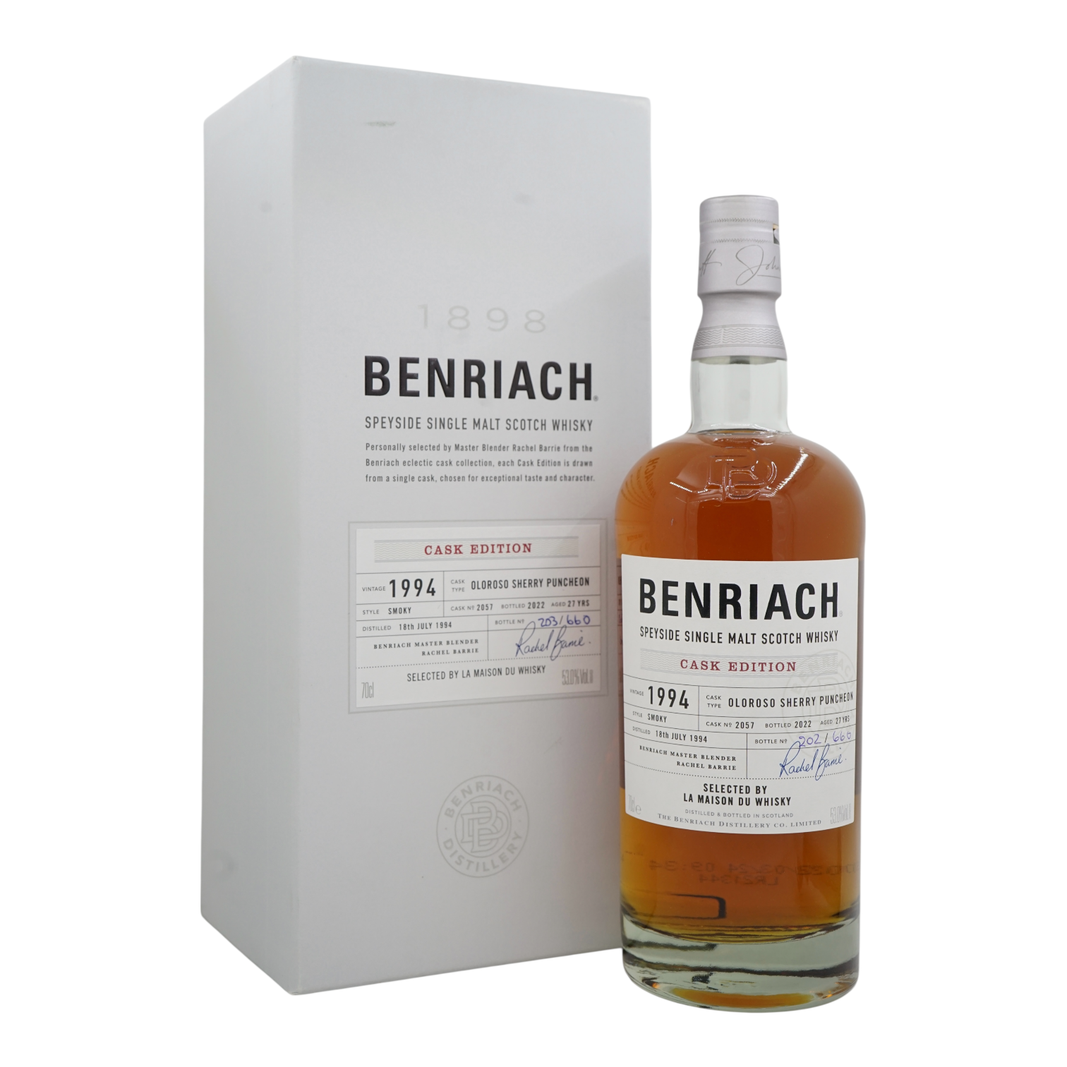BenRiach 1994/2022 Year Old Cask Edition Bottled for La Maison du Whisky #2057