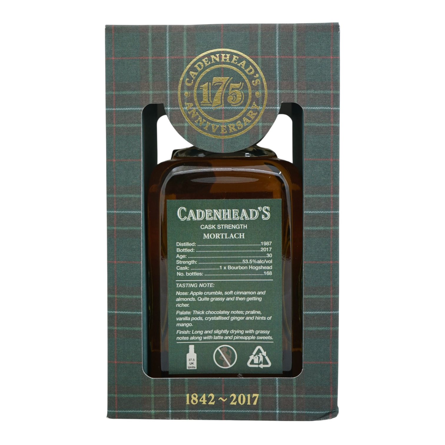 Mortlach 1987/2017 30 Year Old Cadenhead's 175th Anniversary 53.5%