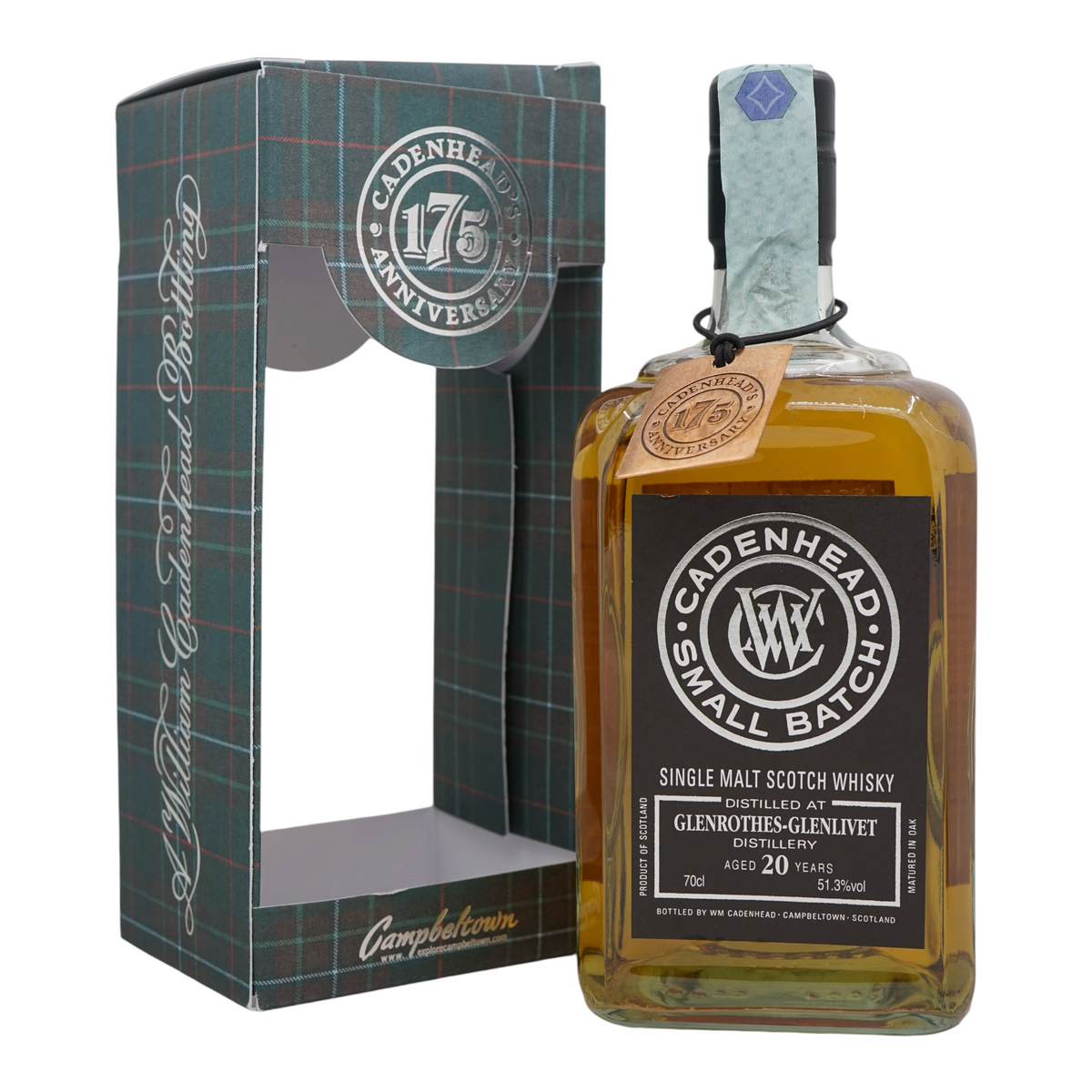 Glenrothes 1996/2017 20 Year Old Small batch Cadenhead 175th Anniversary