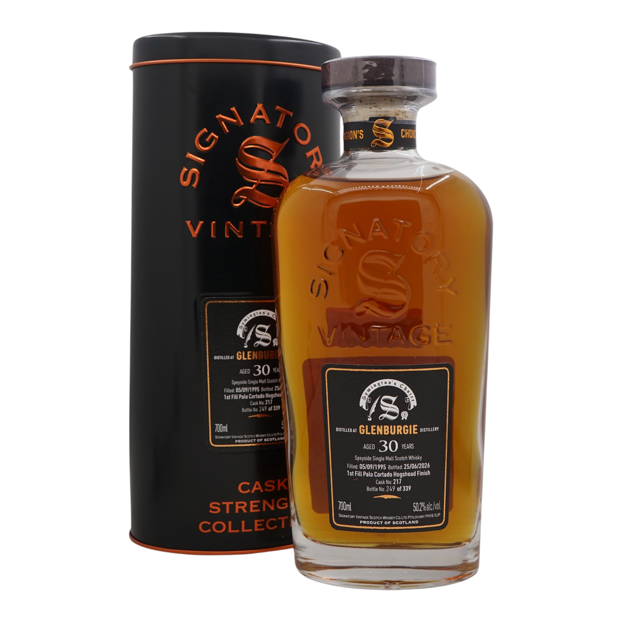 Glenburgie 1995/2026 30 Year Old Cask Strength Collection Symington’s Choice Signatory Vintage #217