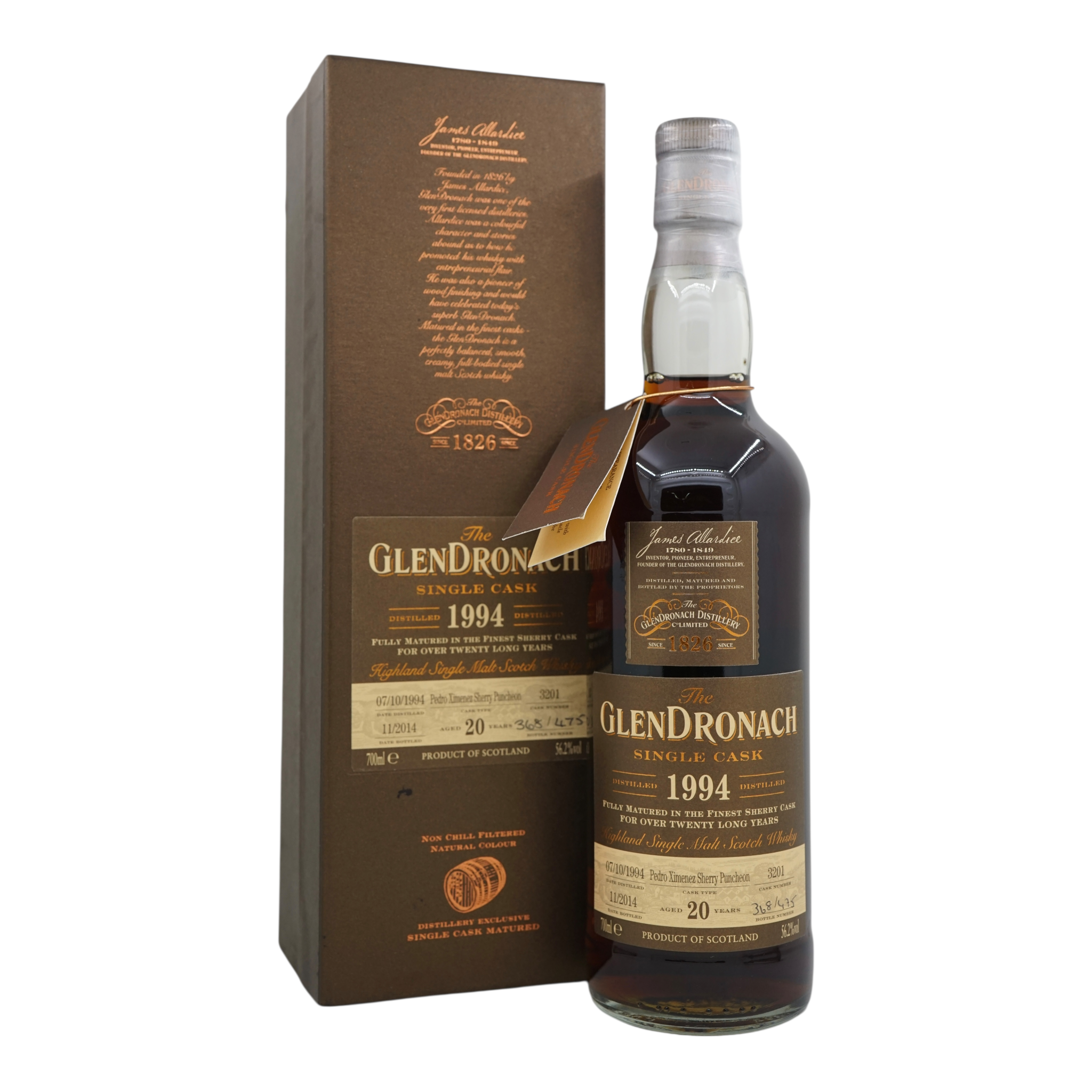 Glendronach 1994/2014 Pedro Ximénez Sherry Puncheon #3201