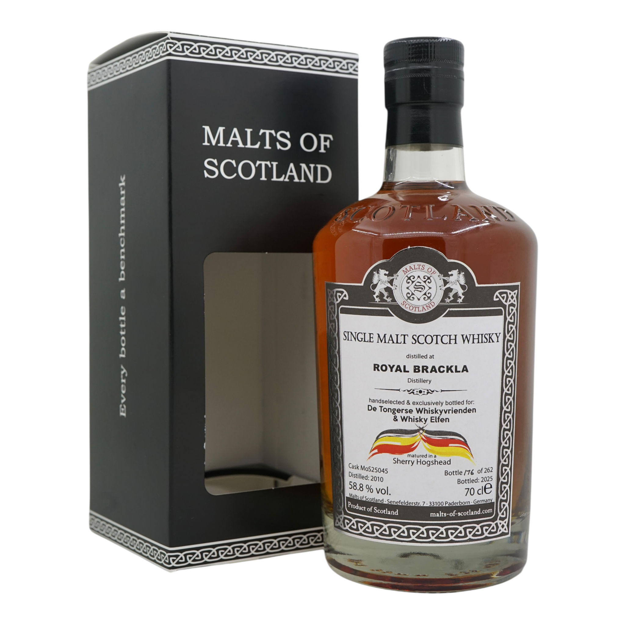 Royal brackla 2010/2024 Malts of Scotland Bottled for De Tongerse Whiskyvrienden & Whisky Elfen #MoS25045