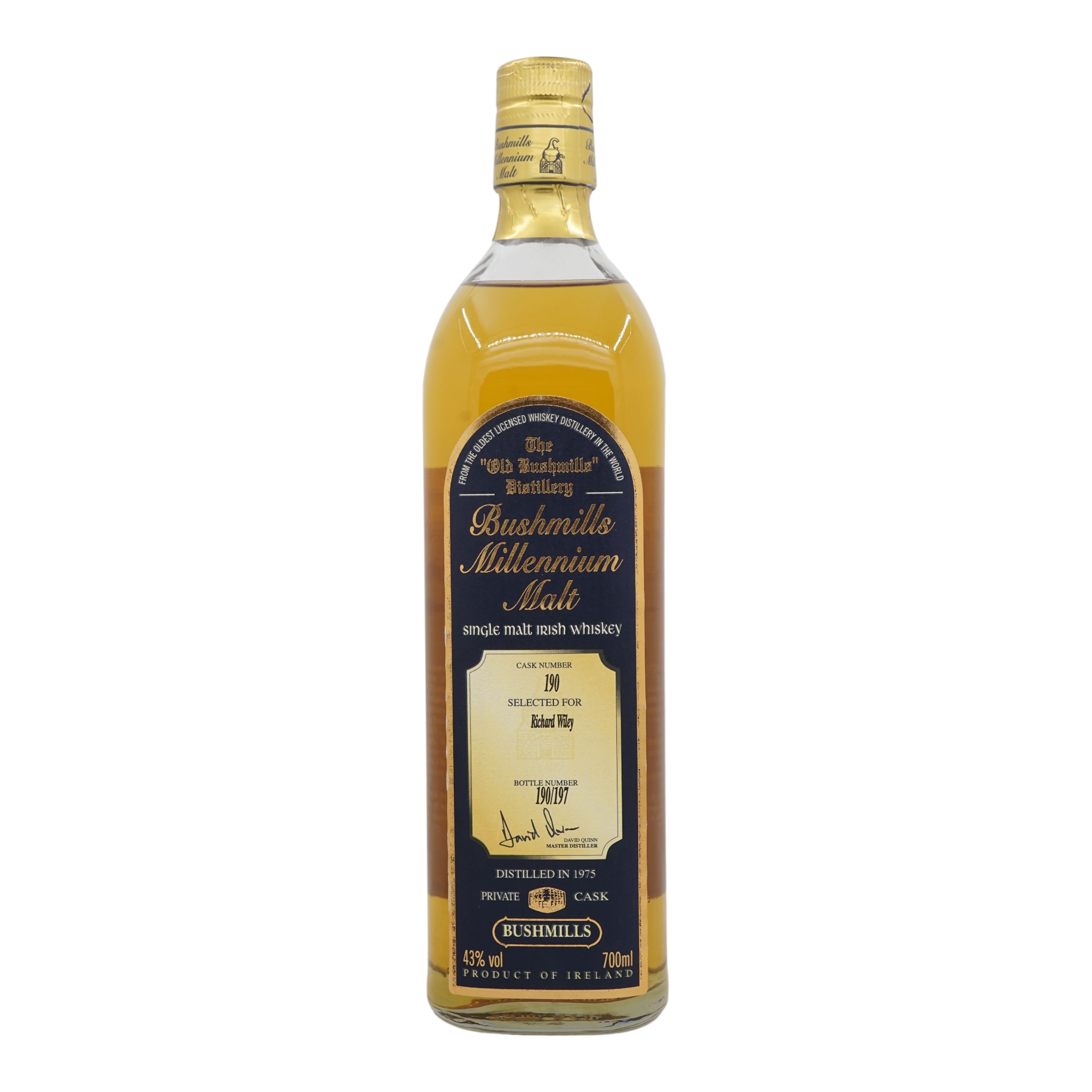 Bushmills 1975/2000 Millennium Malt #190