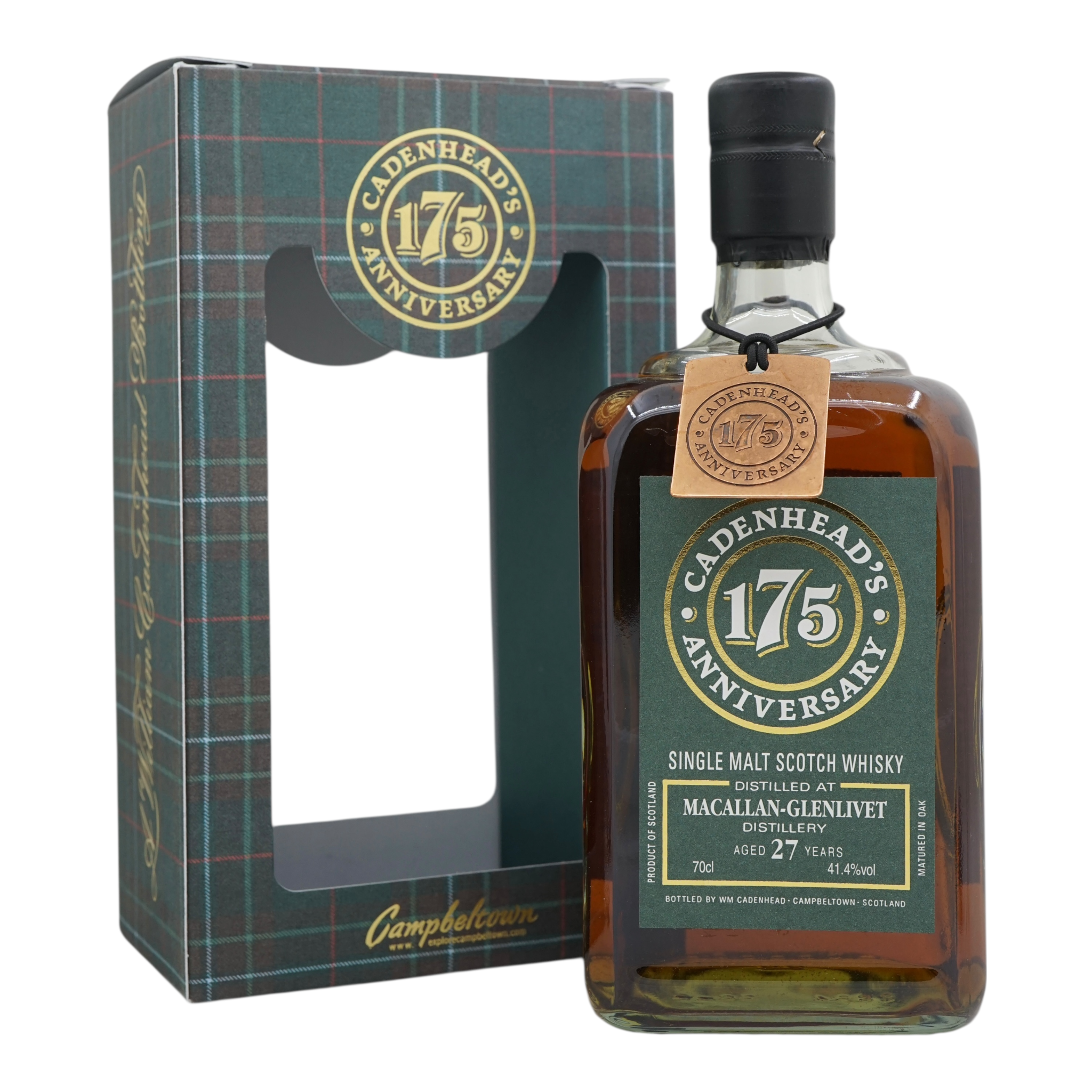 Macallan 1990/2017 27 Year Old Cadenhead's 175th Anniversary 41.4%